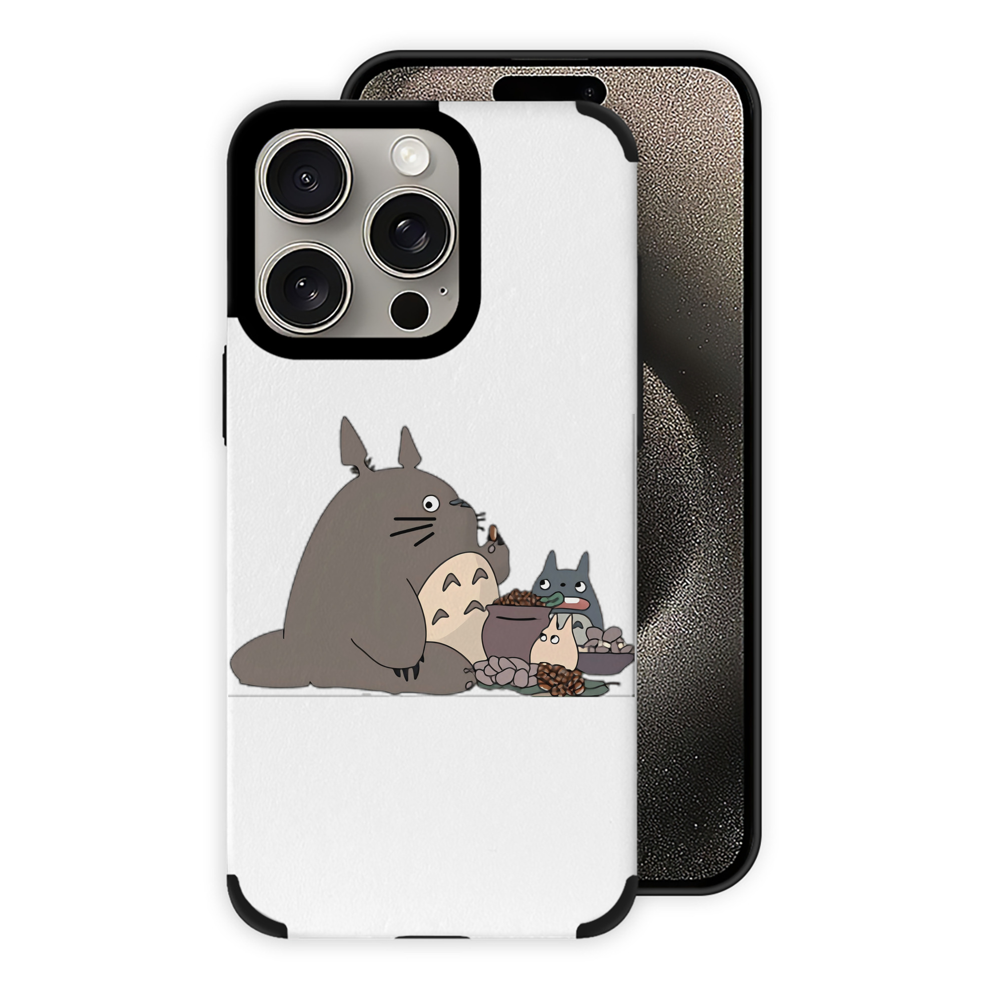 （画像用） となりのトトロ 草壁メイ 草壁サツキ My Neighbor Totoro Satsuki Kusakabe Mei Kusakabe 【iPhone15ProMax対応】 PUレザー スマホケース 耐衝撃＆黄変防止