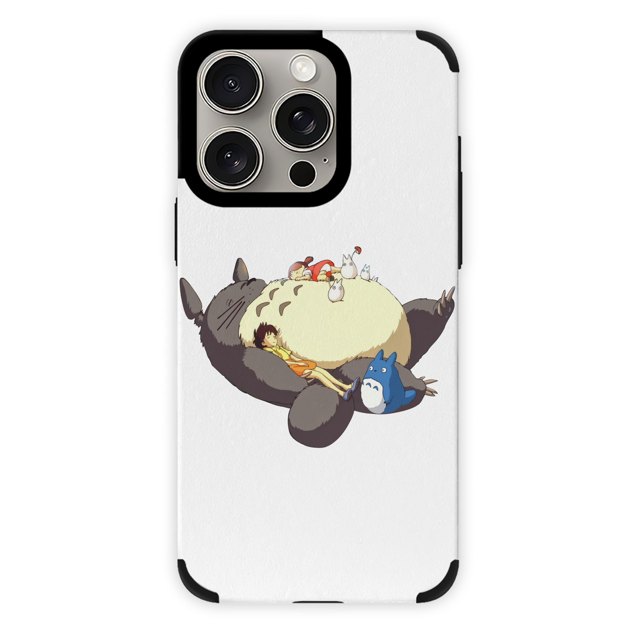 となりのトトロ 草壁メイ 草壁サツキ My Neighbor Totoro Satsuki Kusakabe Mei Kusakabe 【iPhone15ProMax対応】 PUレザー スマホケース 耐衝撃＆黄変防止
