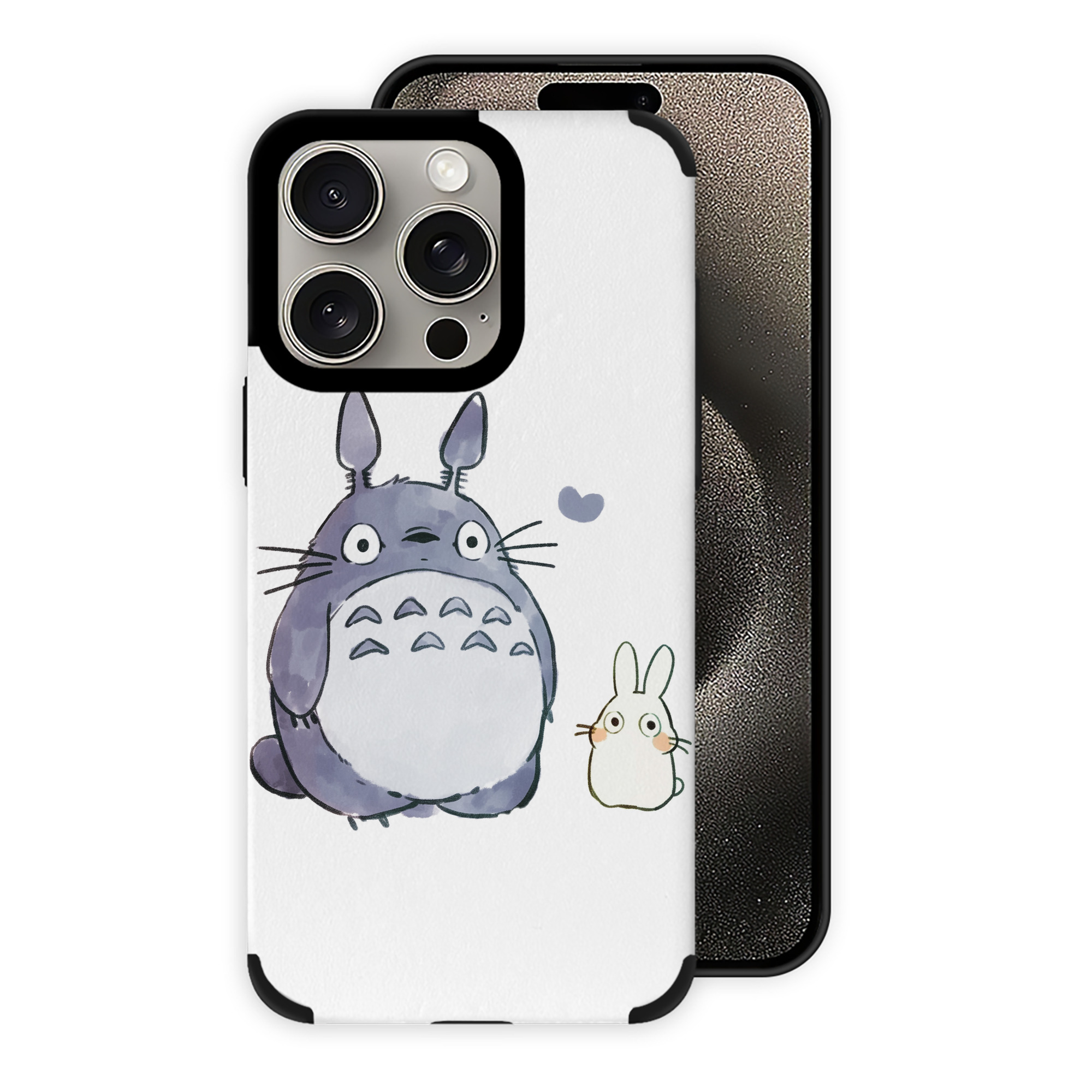 （画像用） となりのトトロ 草壁メイ 草壁サツキ My Neighbor Totoro Satsuki Kusakabe Mei Kusakabe 【iPhone15ProMax対応】 PUレザー スマホケース 耐衝撃＆黄変防止