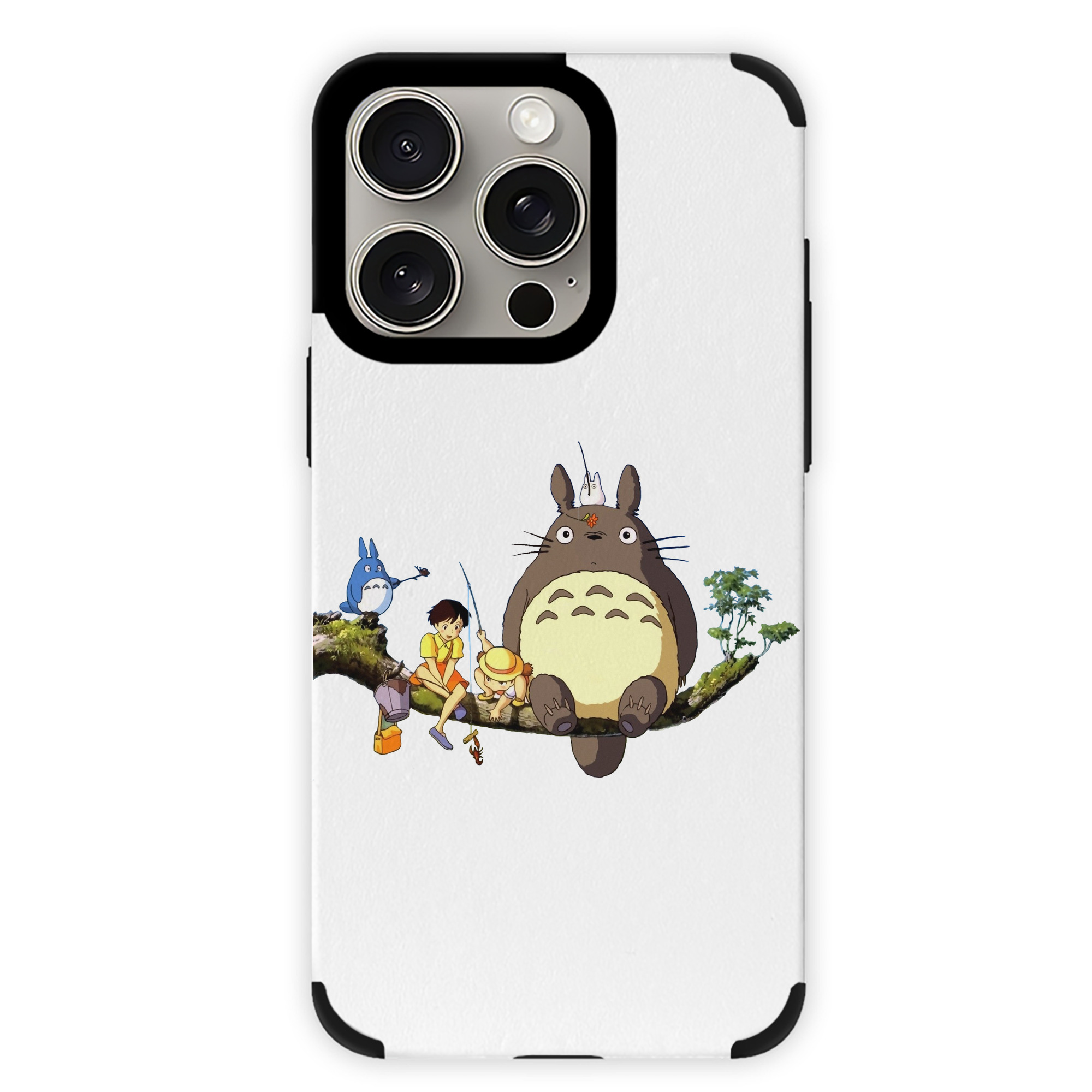 （画像用） となりのトトロ 草壁メイ 草壁サツキ My Neighbor Totoro Satsuki Kusakabe Mei Kusakabe 【iPhone15ProMax対応】 PUレザー スマホケース 耐衝撃＆黄変防止