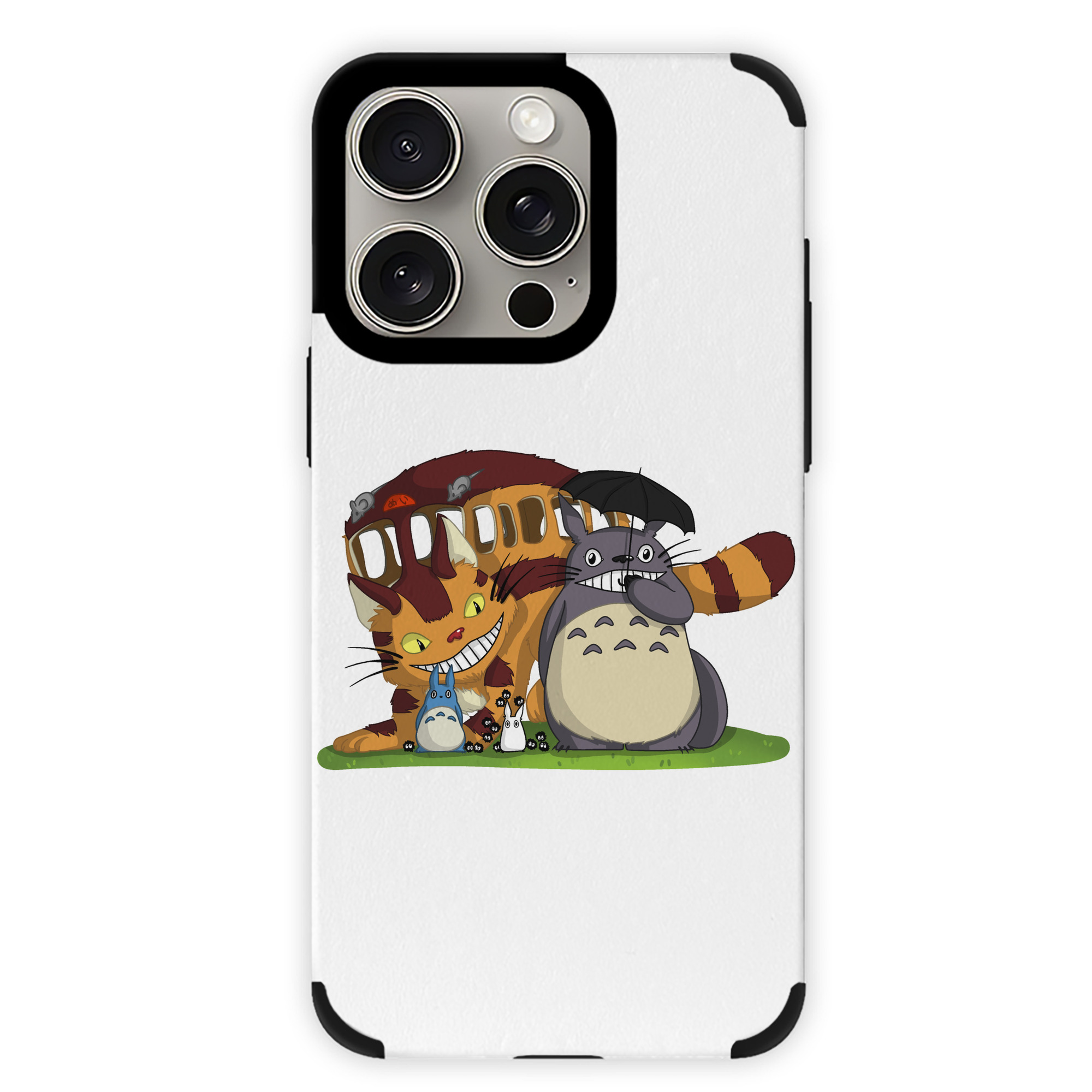 （画像用） となりのトトロ 草壁メイ 草壁サツキ My Neighbor Totoro Satsuki Kusakabe Mei Kusakabe 【iPhone15ProMax対応】 PUレザー スマホケース 耐衝撃＆黄変防止
