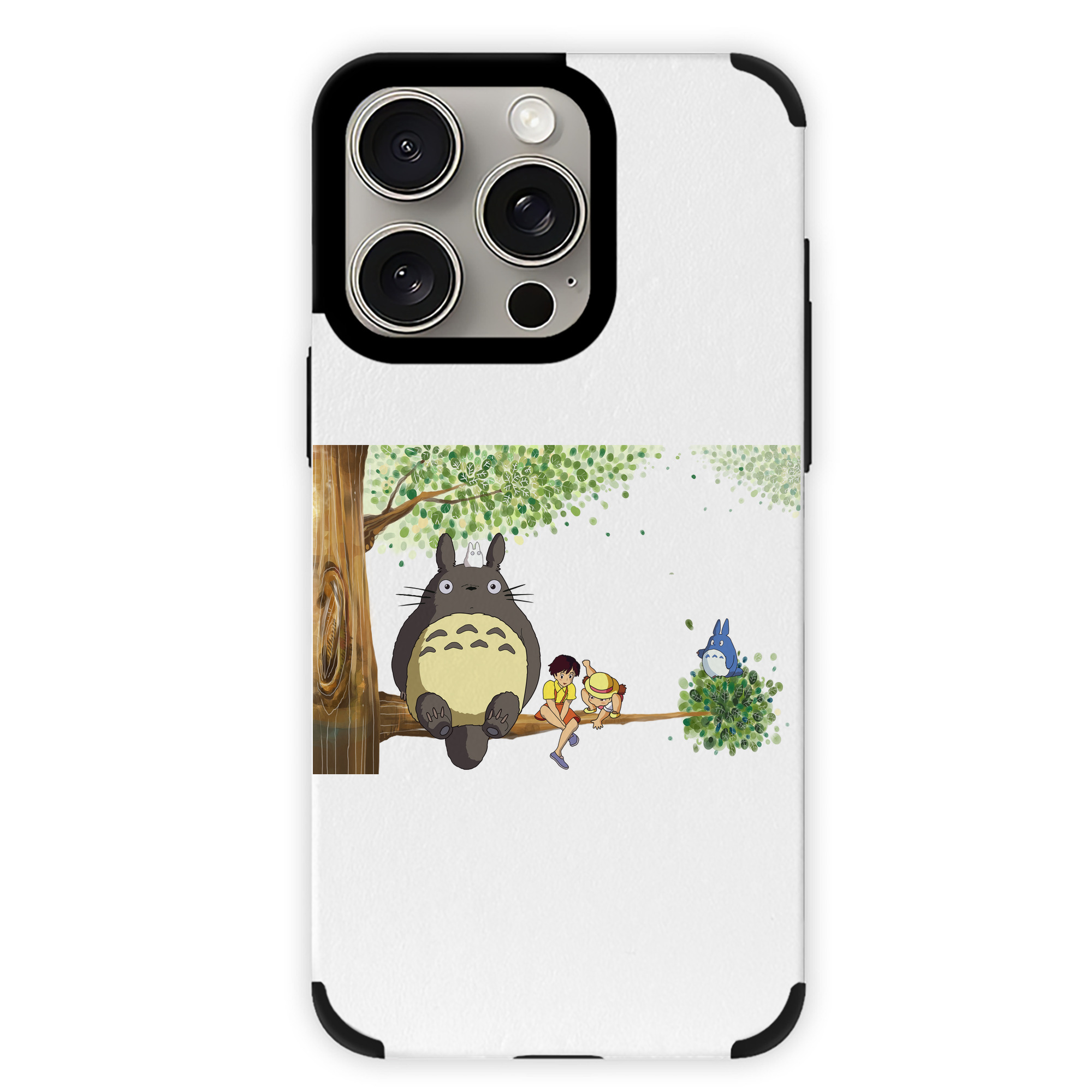 となりのトトロ 草壁メイ 草壁サツキ My Neighbor Totoro Satsuki Kusakabe Mei Kusakabe 【iPhone15ProMax対応】 PUレザー スマホケース 耐衝撃＆黄変防止