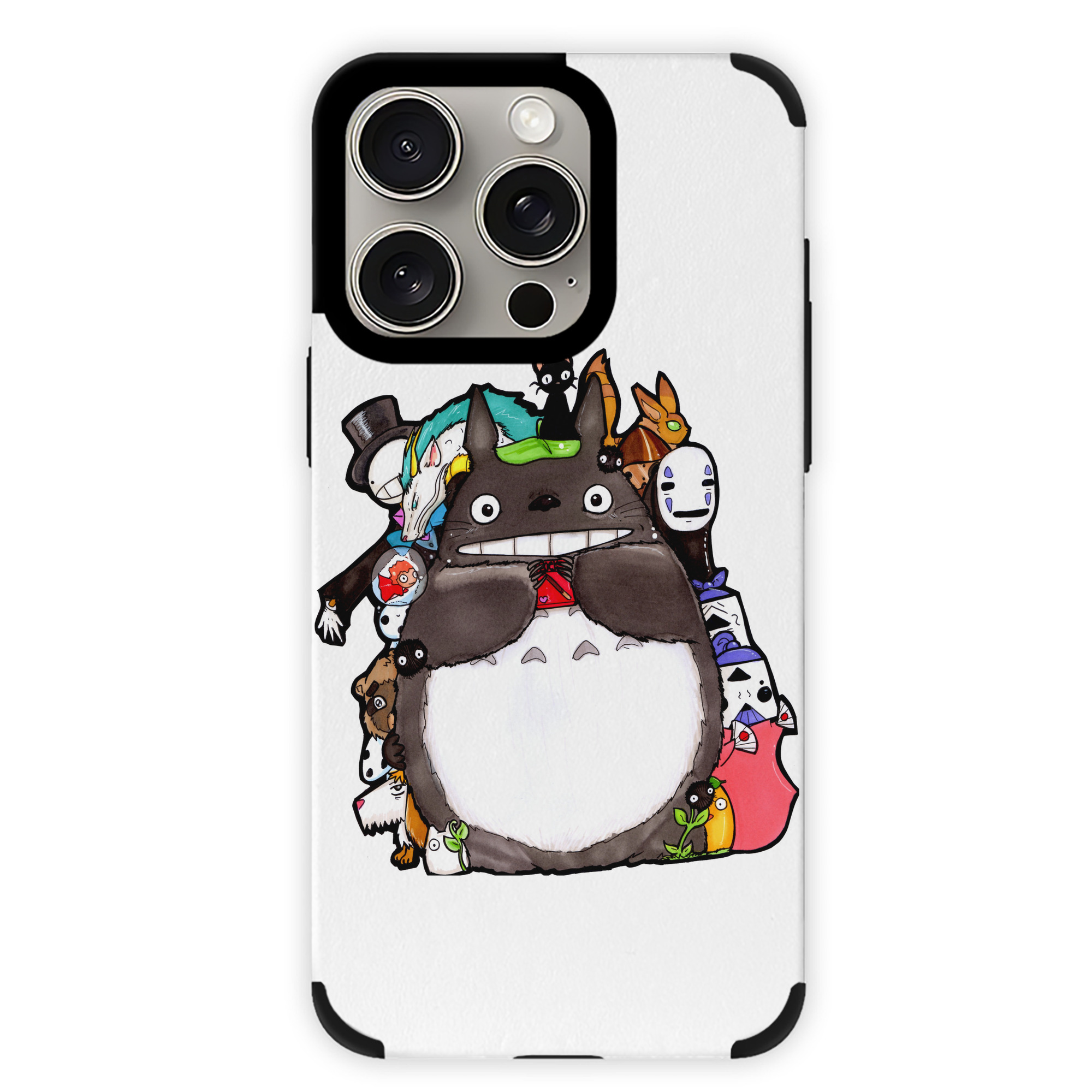 （画像用） となりのトトロ 草壁メイ 草壁サツキ My Neighbor Totoro Satsuki Kusakabe Mei Kusakabe 【iPhone15ProMax対応】 PUレザー スマホケース 耐衝撃＆黄変防止