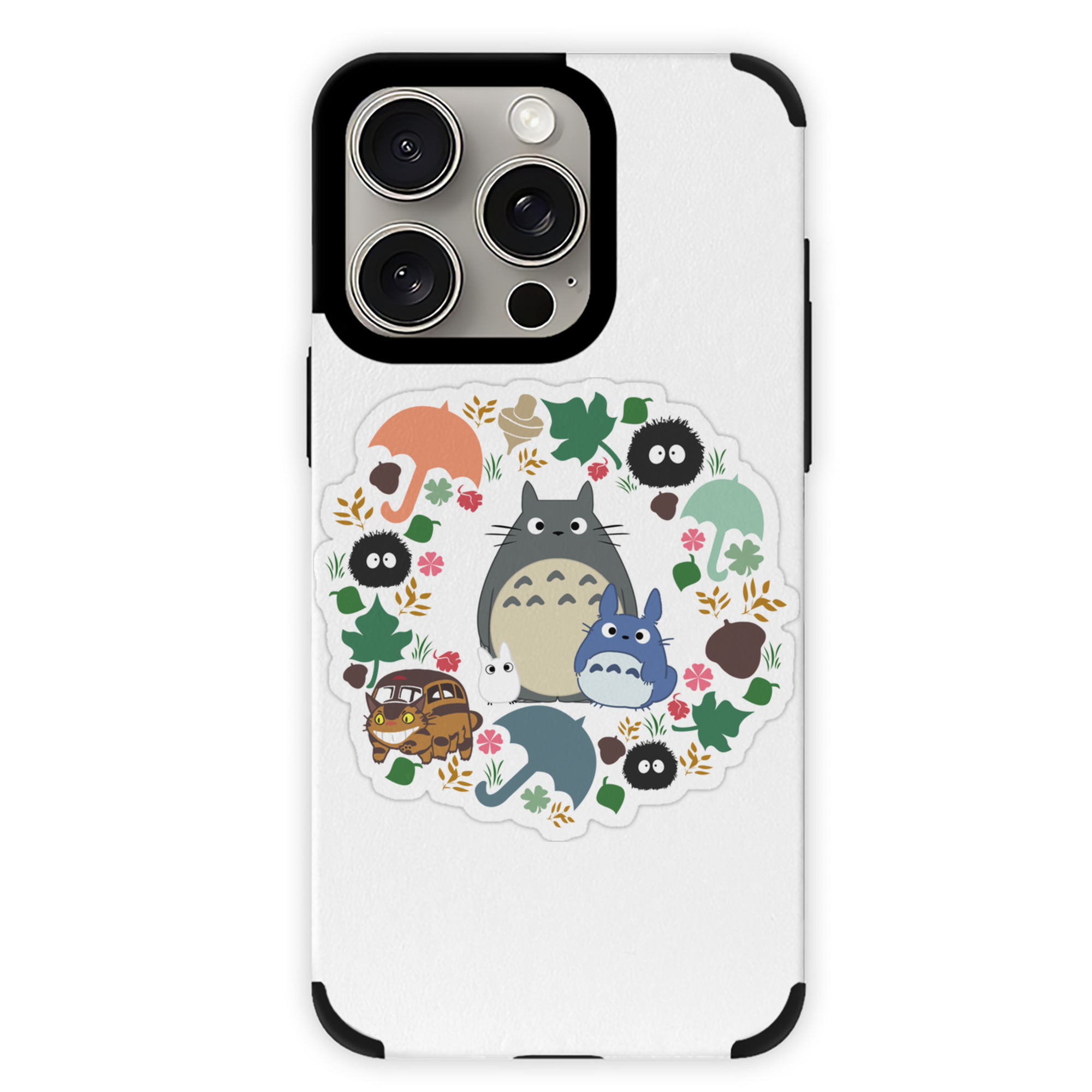 となりのトトロ 草壁メイ 草壁サツキ My Neighbor Totoro Satsuki Kusakabe Mei Kusakabe 【iPhone15ProMax対応】 PUレザー スマホケース 耐衝撃＆黄変防止