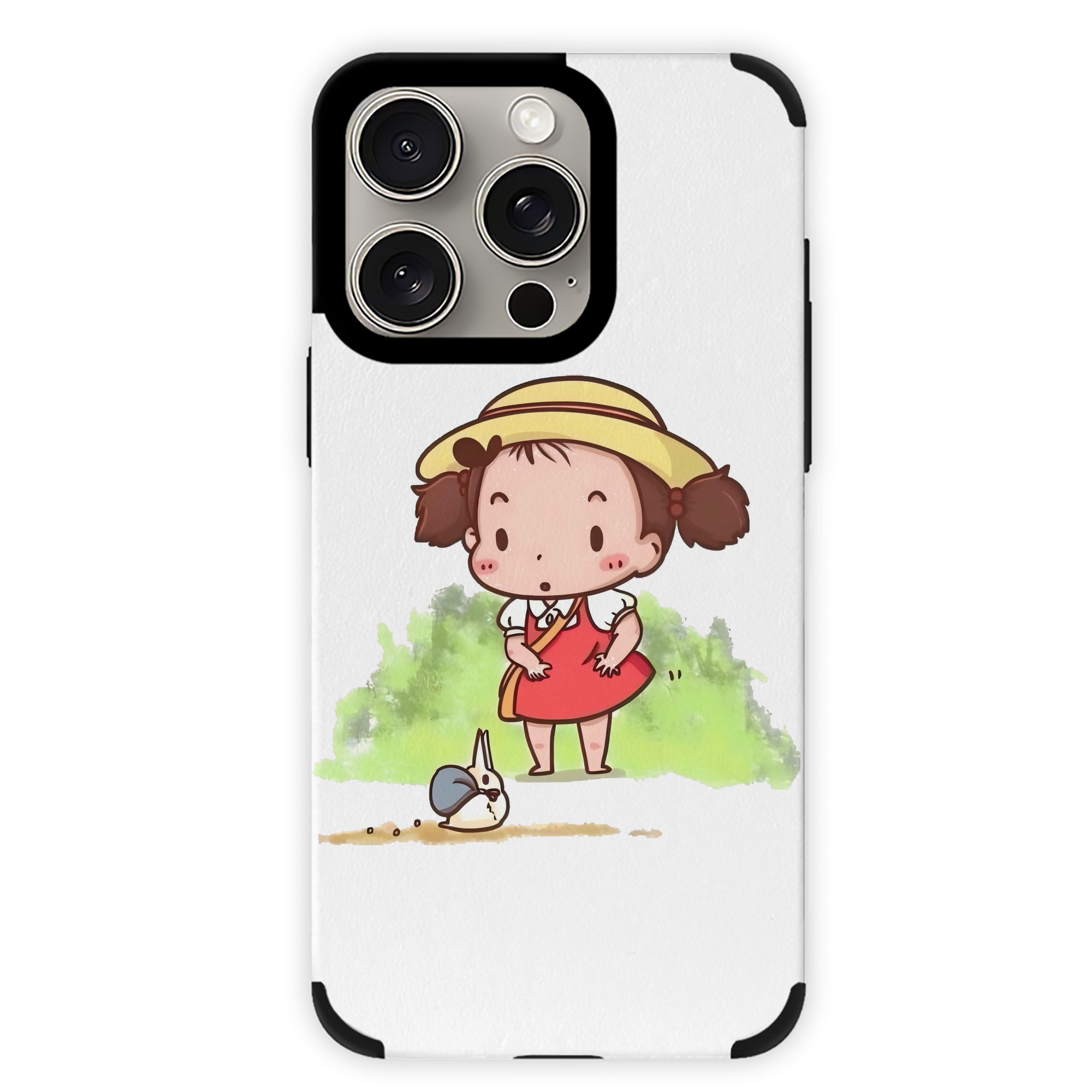 となりのトトロ 草壁メイ 草壁サツキ My Neighbor Totoro Satsuki Kusakabe Mei Kusakabe 【iPhone15ProMax対応】 PUレザー スマホケース 耐衝撃＆黄変防止