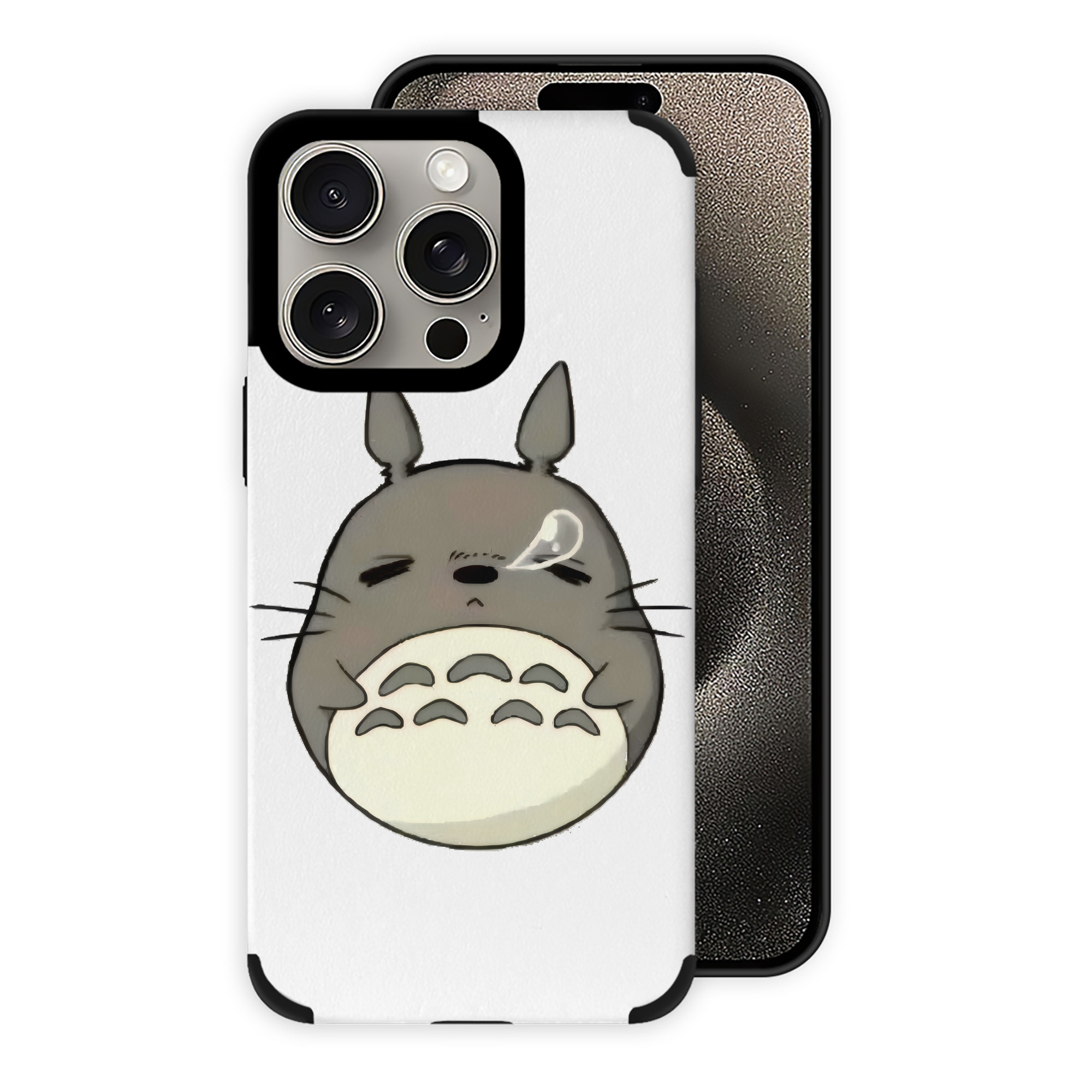 （画像用） となりのトトロ 草壁メイ 草壁サツキ My Neighbor Totoro Satsuki Kusakabe Mei Kusakabe 【iPhone15ProMax対応】 PUレザー スマホケース 耐衝撃＆黄変防止