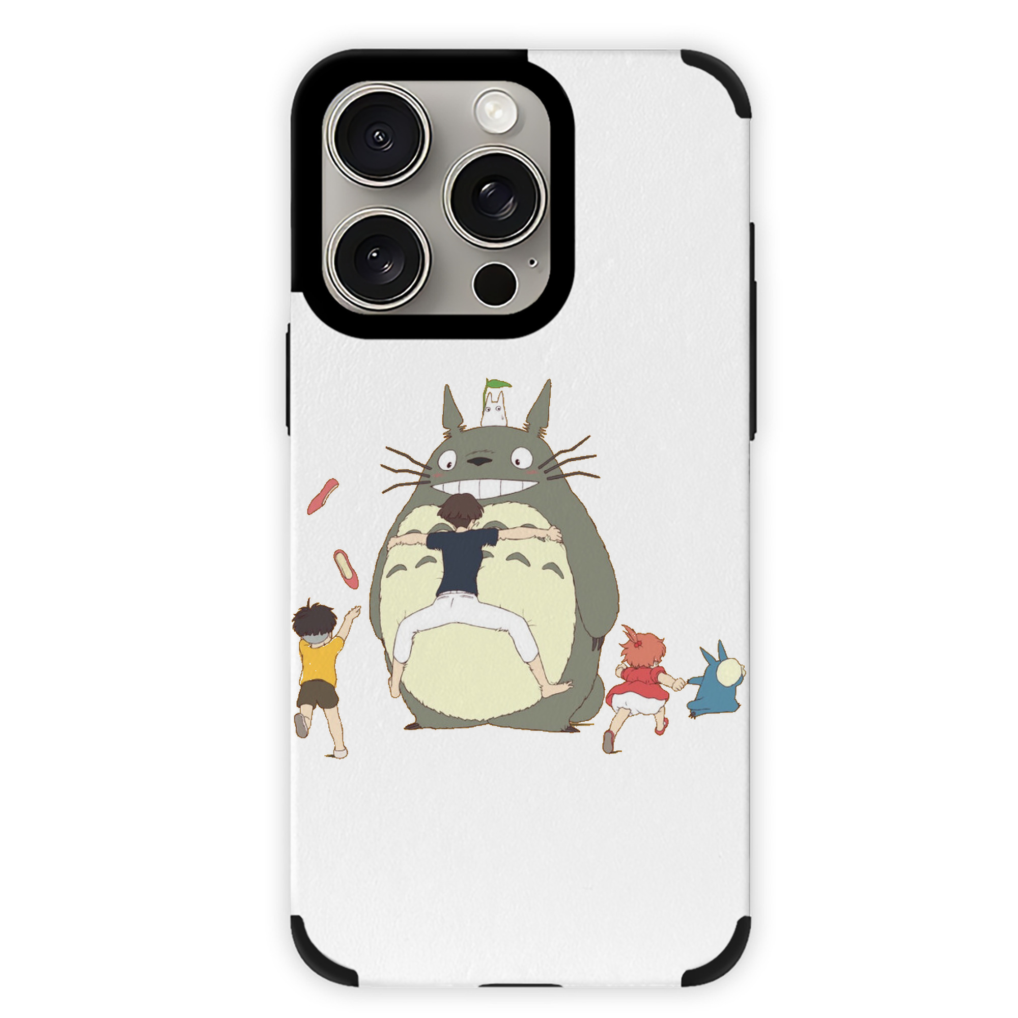 となりのトトロ 草壁メイ 草壁サツキ My Neighbor Totoro Satsuki Kusakabe Mei Kusakabe 【iPhone15ProMax対応】 PUレザー スマホケース 耐衝撃＆黄変防止