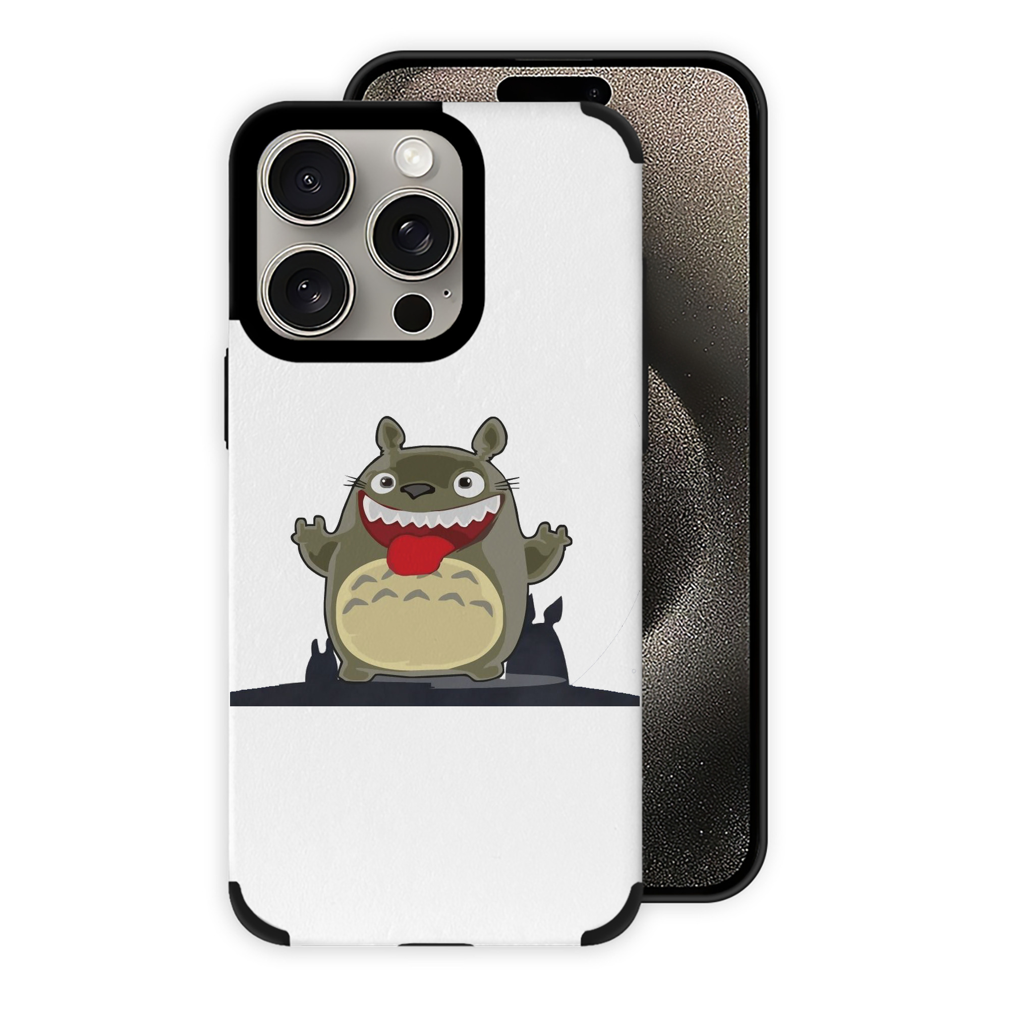 （画像用） となりのトトロ 草壁メイ 草壁サツキ My Neighbor Totoro Satsuki Kusakabe Mei Kusakabe 【iPhone15ProMax対応】 PUレザー スマホケース 耐衝撃＆黄変防止