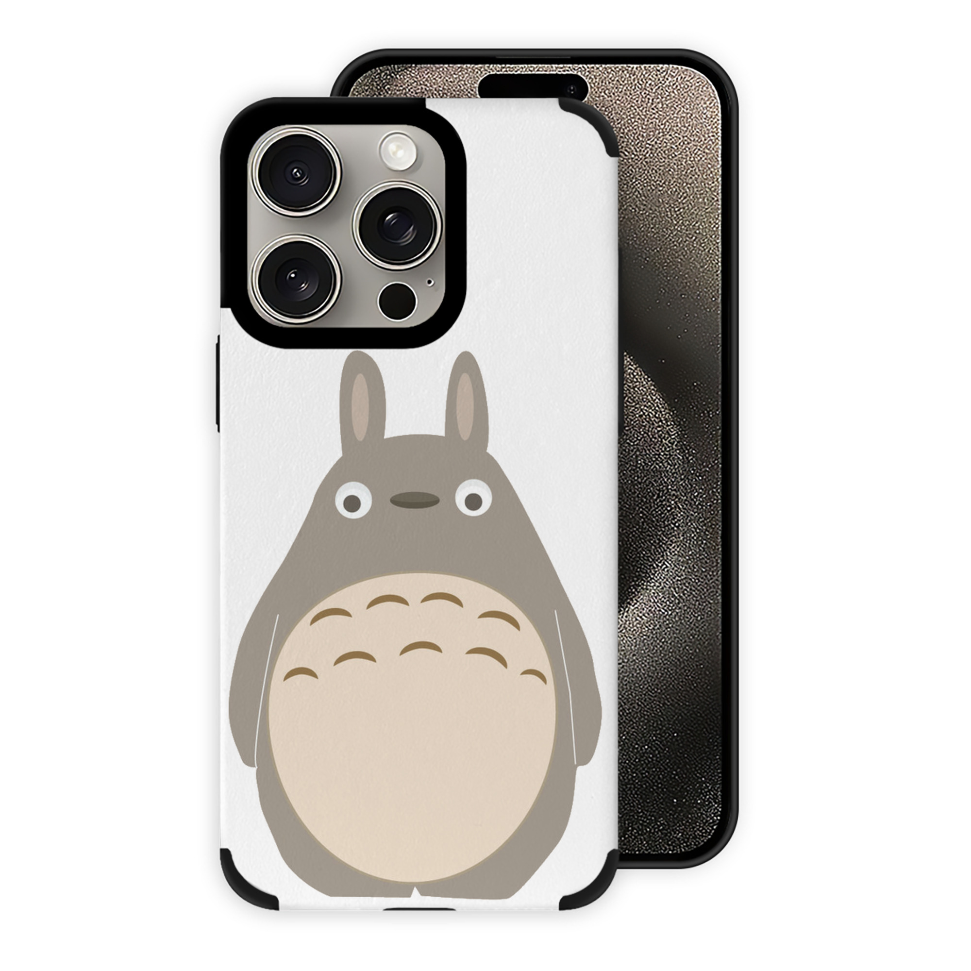 （画像用） となりのトトロ 草壁メイ 草壁サツキ My Neighbor Totoro Satsuki Kusakabe Mei Kusakabe 【iPhone15ProMax対応】 PUレザー スマホケース 耐衝撃＆黄変防止