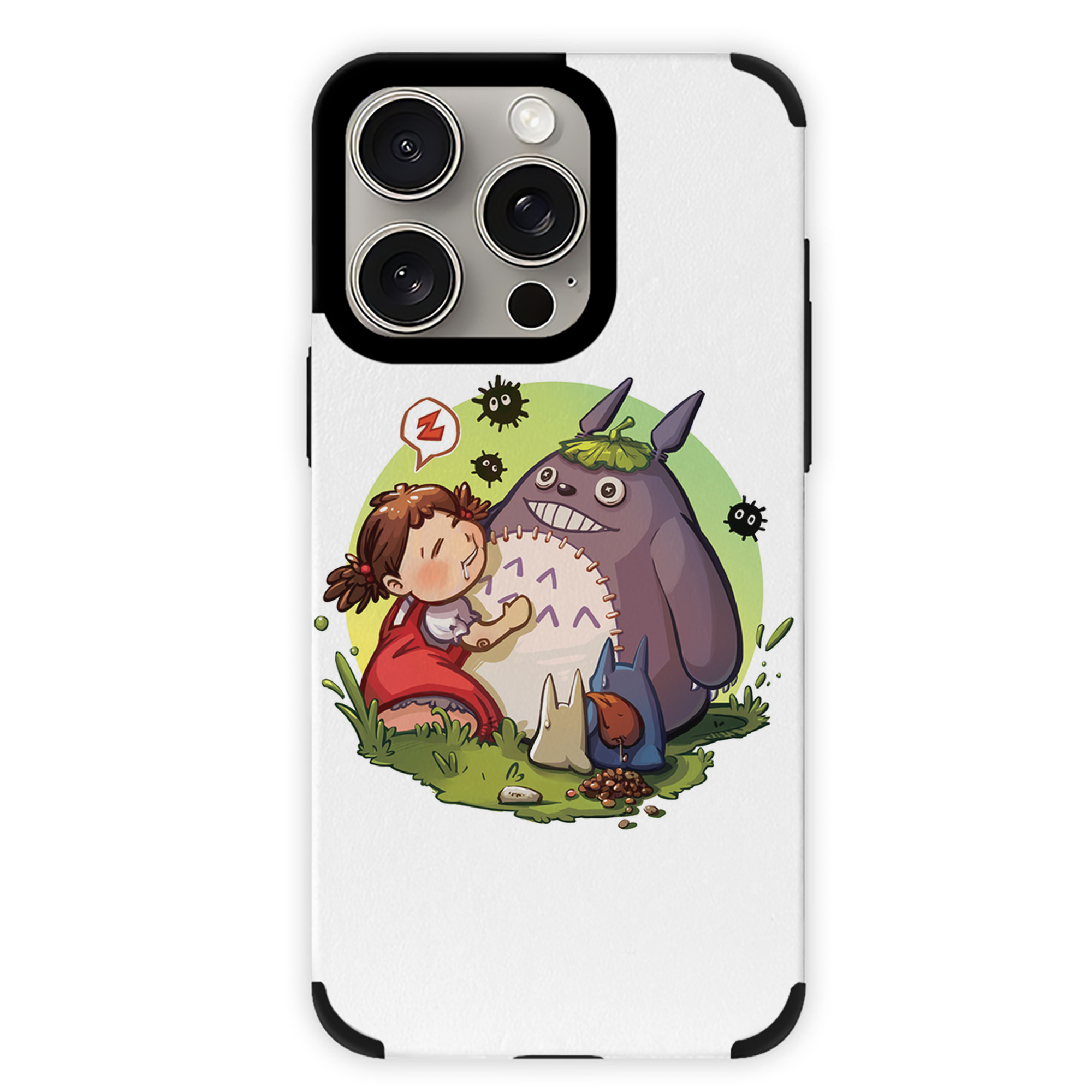 となりのトトロ 草壁メイ 草壁サツキ My Neighbor Totoro Satsuki Kusakabe Mei Kusakabe 【iPhone15ProMax対応】 PUレザー スマホケース 耐衝撃＆黄変防止