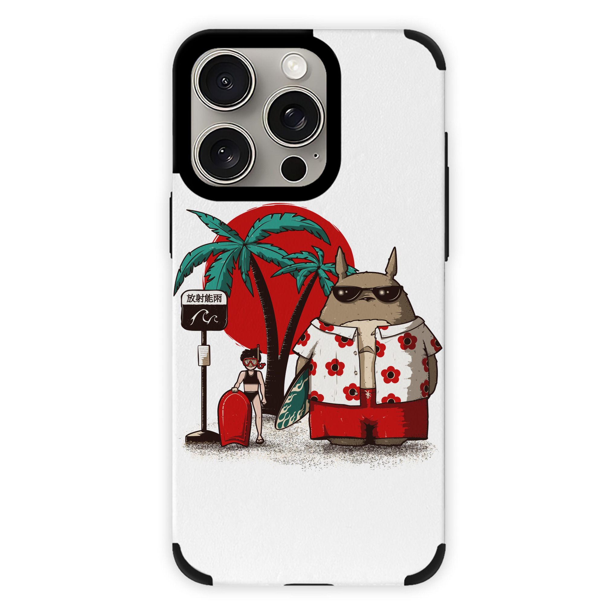 となりのトトロ 草壁メイ 草壁サツキ My Neighbor Totoro Satsuki Kusakabe Mei Kusakabe 【iPhone15ProMax対応】 PUレザー スマホケース 耐衝撃＆黄変防止