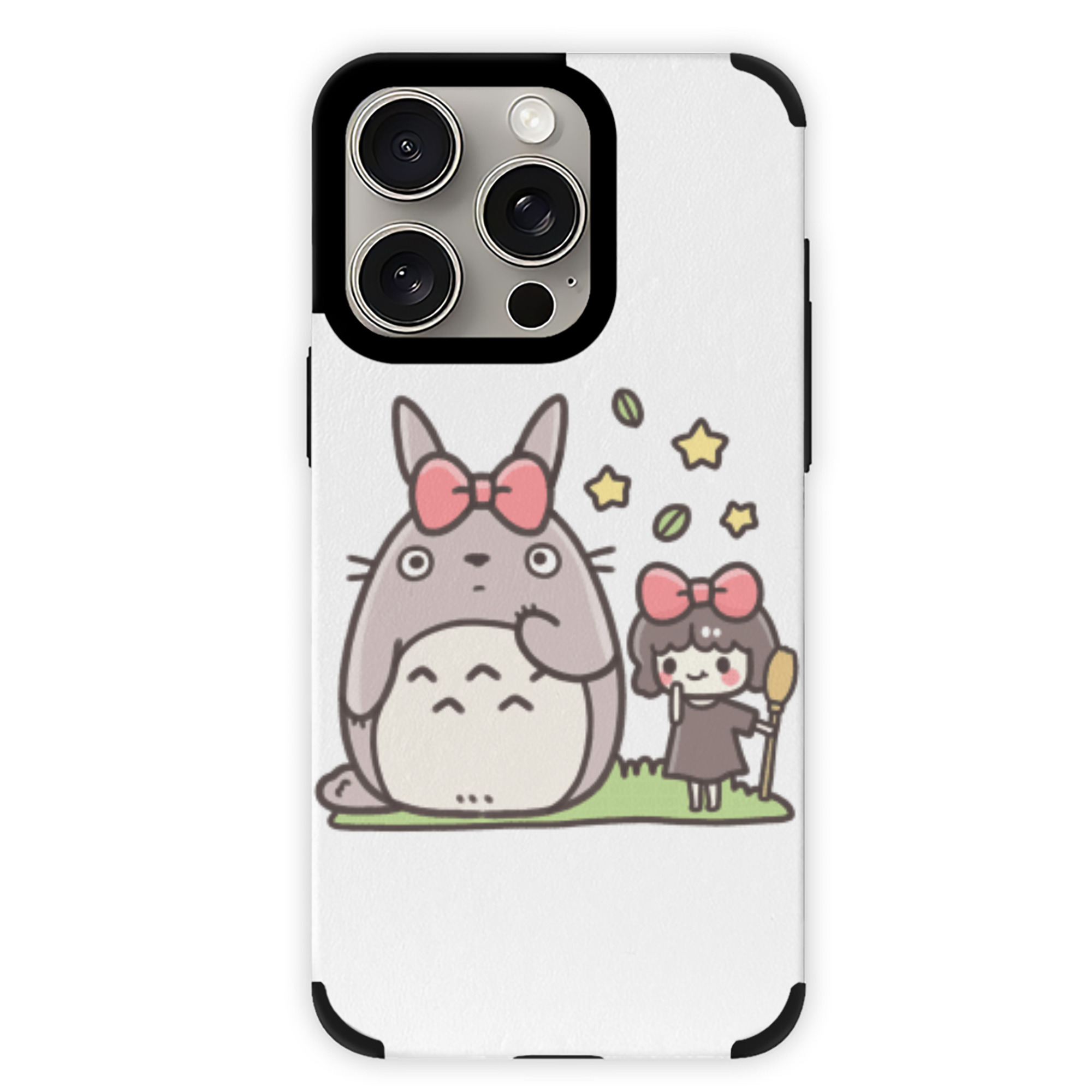 となりのトトロ 草壁メイ 草壁サツキ My Neighbor Totoro Satsuki Kusakabe Mei Kusakabe 【iPhone15ProMax対応】 PUレザー スマホケース 耐衝撃＆黄変防止