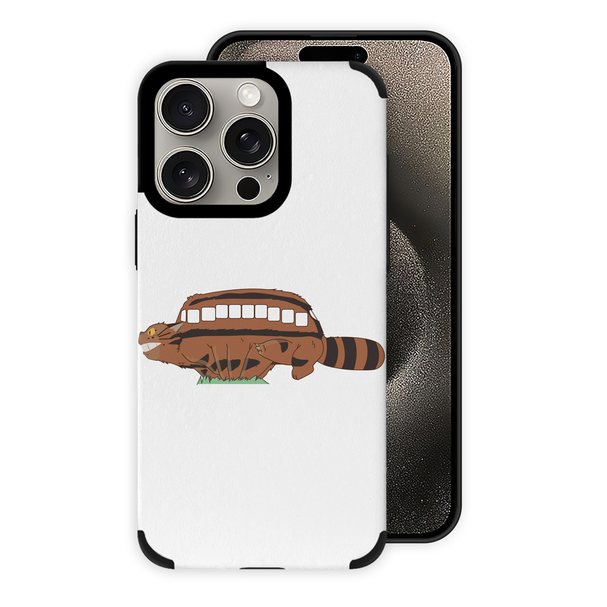 （画像用） となりのトトロ 草壁メイ 草壁サツキ My Neighbor Totoro Satsuki Kusakabe Mei Kusakabe 【iPhone15ProMax対応】 PUレザー スマホケース 耐衝撃＆黄変防止