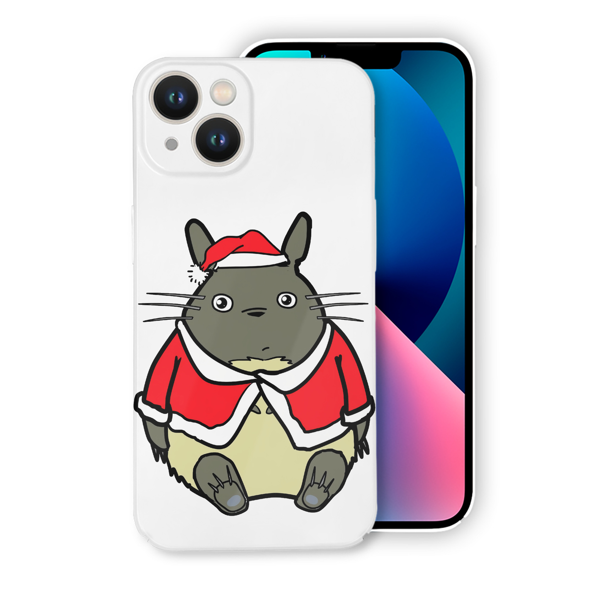 （画像用） となりのトトロ 草壁メイ 草壁サツキ My Neighbor Totoro Satsuki Kusakabe Mei Kusakabe 【iPhone 14シリーズ対応】ハードケース
