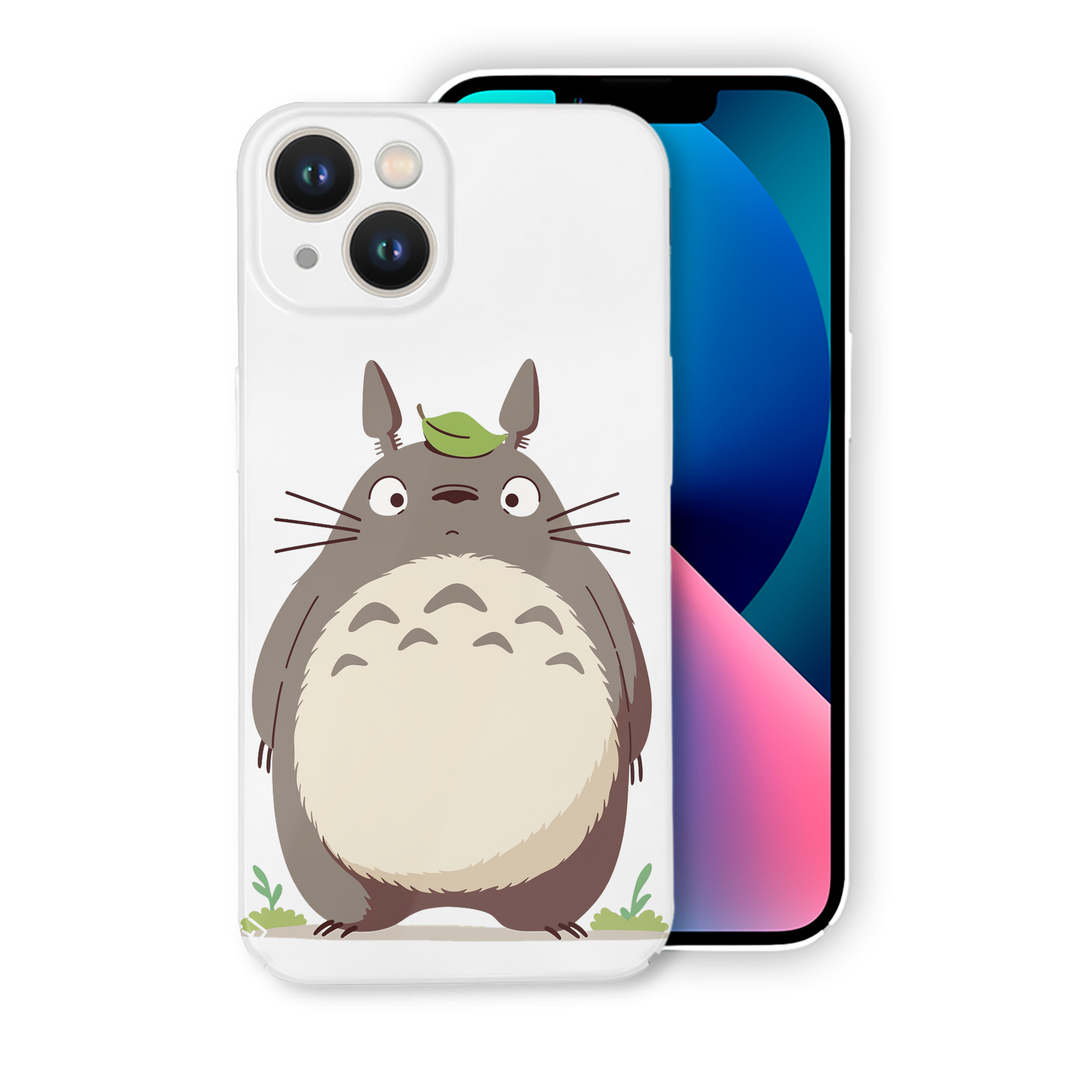 （画像用） となりのトトロ 草壁メイ 草壁サツキ My Neighbor Totoro Satsuki Kusakabe Mei Kusakabe 【iPhone 14シリーズ対応】ハードケース