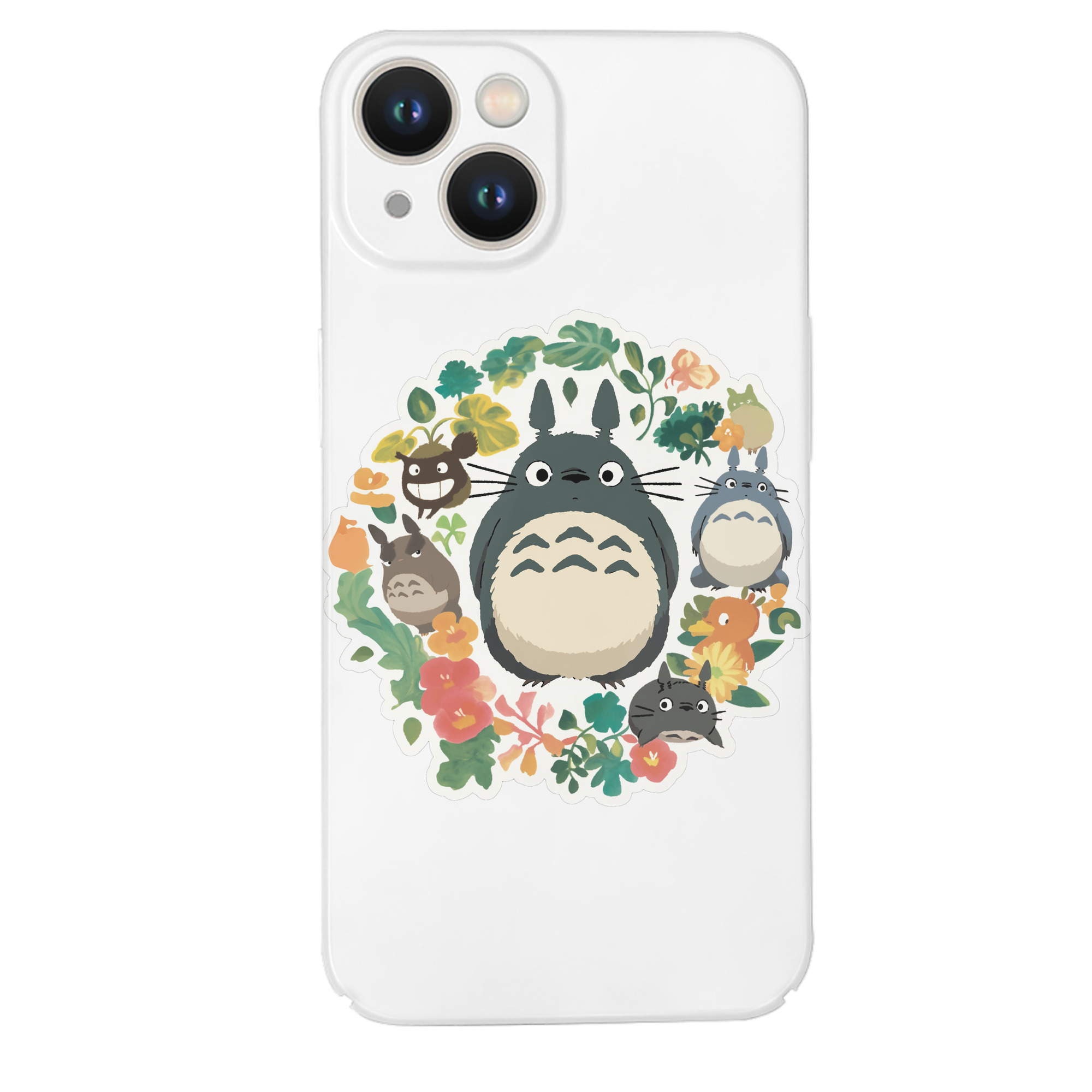 （画像用） となりのトトロ 草壁メイ 草壁サツキ My Neighbor Totoro Satsuki Kusakabe Mei Kusakabe 【iPhone 14シリーズ対応】ハードケース