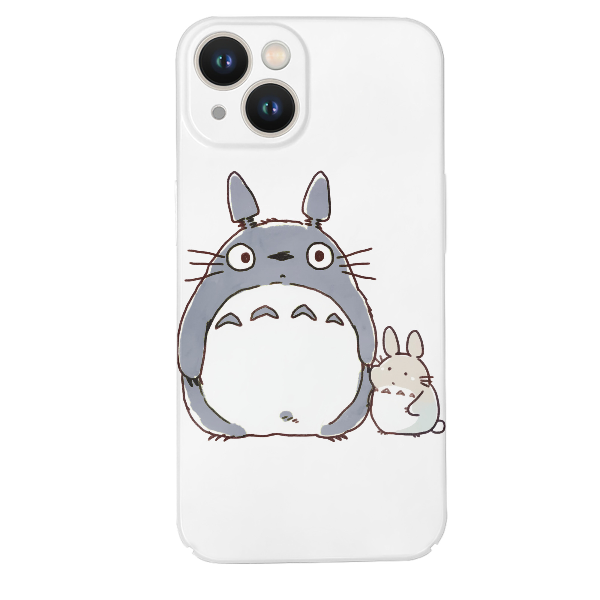（画像用） となりのトトロ 草壁メイ 草壁サツキ My Neighbor Totoro Satsuki Kusakabe Mei Kusakabe 【iPhone 14シリーズ対応】ハードケース