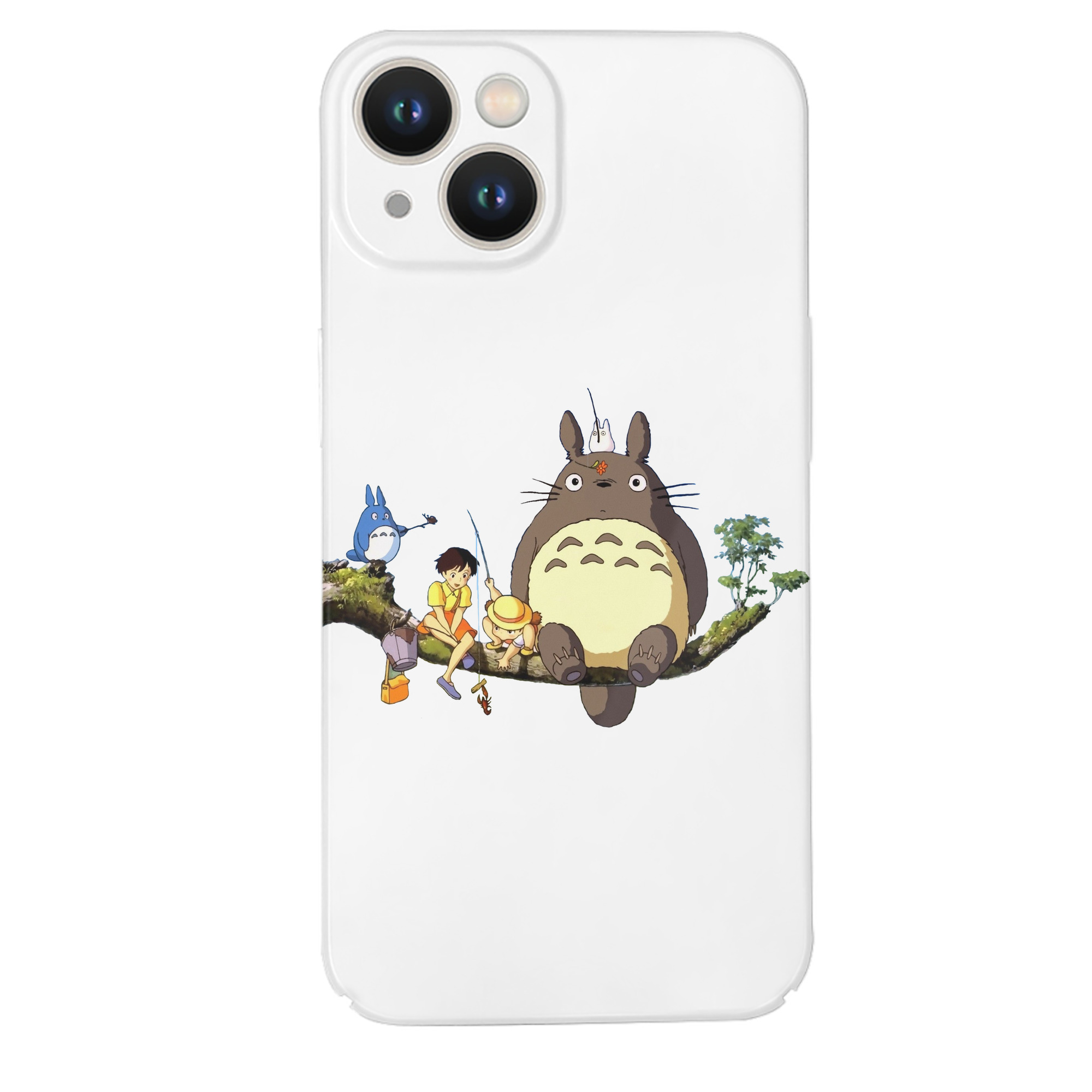 （画像用） となりのトトロ 草壁メイ 草壁サツキ My Neighbor Totoro Satsuki Kusakabe Mei Kusakabe 【iPhone 14シリーズ対応】ハードケース