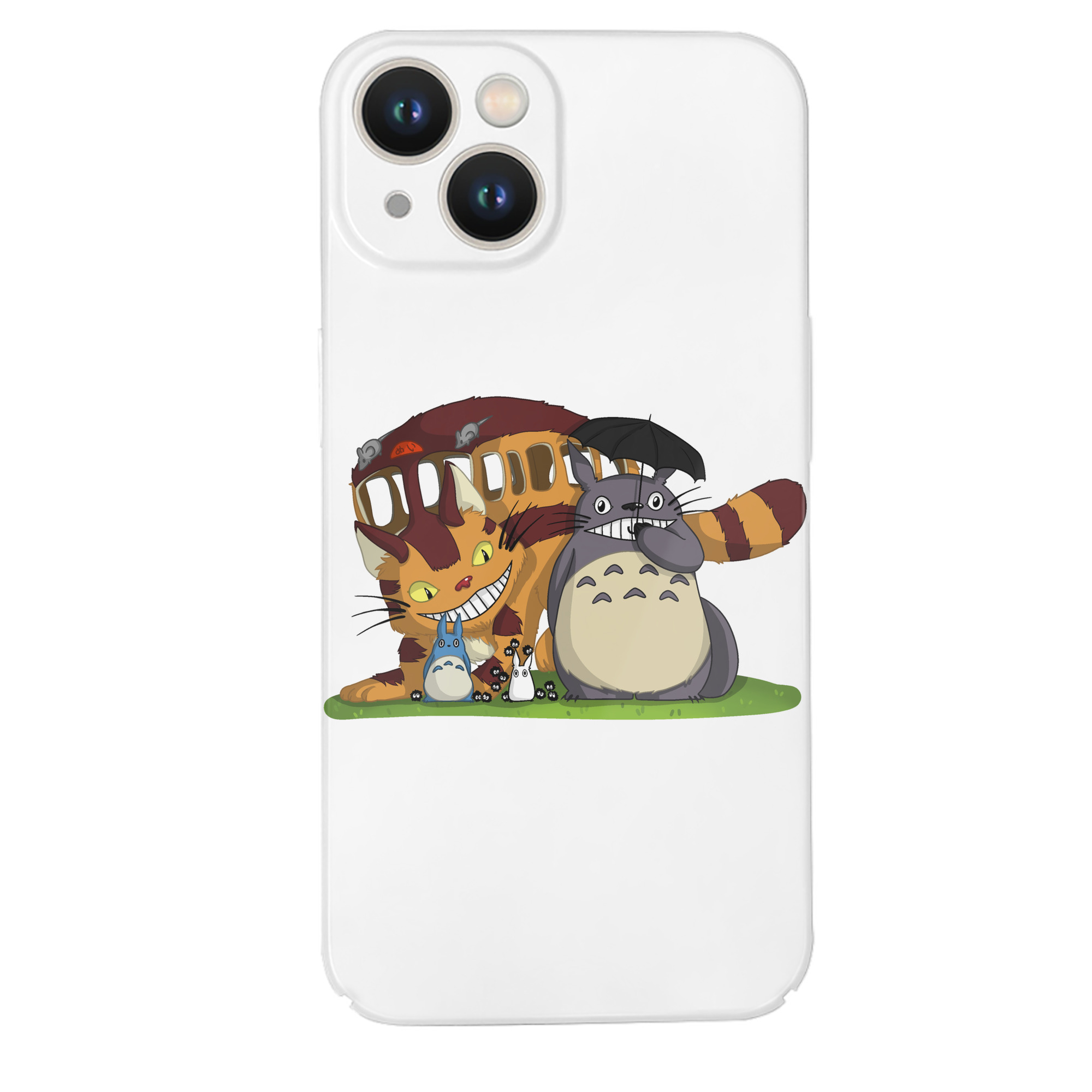 （画像用） となりのトトロ 草壁メイ 草壁サツキ My Neighbor Totoro Satsuki Kusakabe Mei Kusakabe 【iPhone 14シリーズ対応】ハードケース