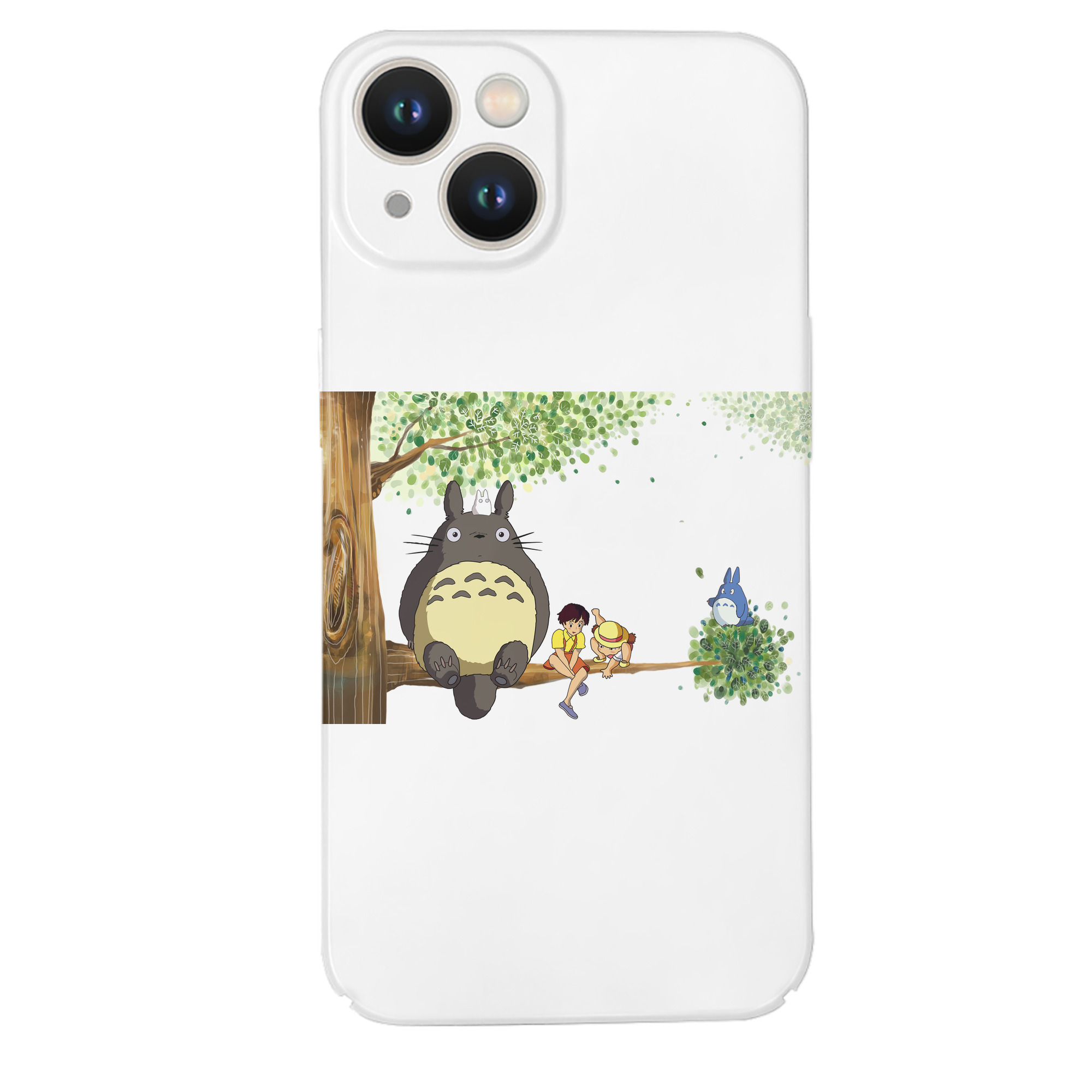 （画像用） となりのトトロ 草壁メイ 草壁サツキ My Neighbor Totoro Satsuki Kusakabe Mei Kusakabe 【iPhone 14シリーズ対応】ハードケース