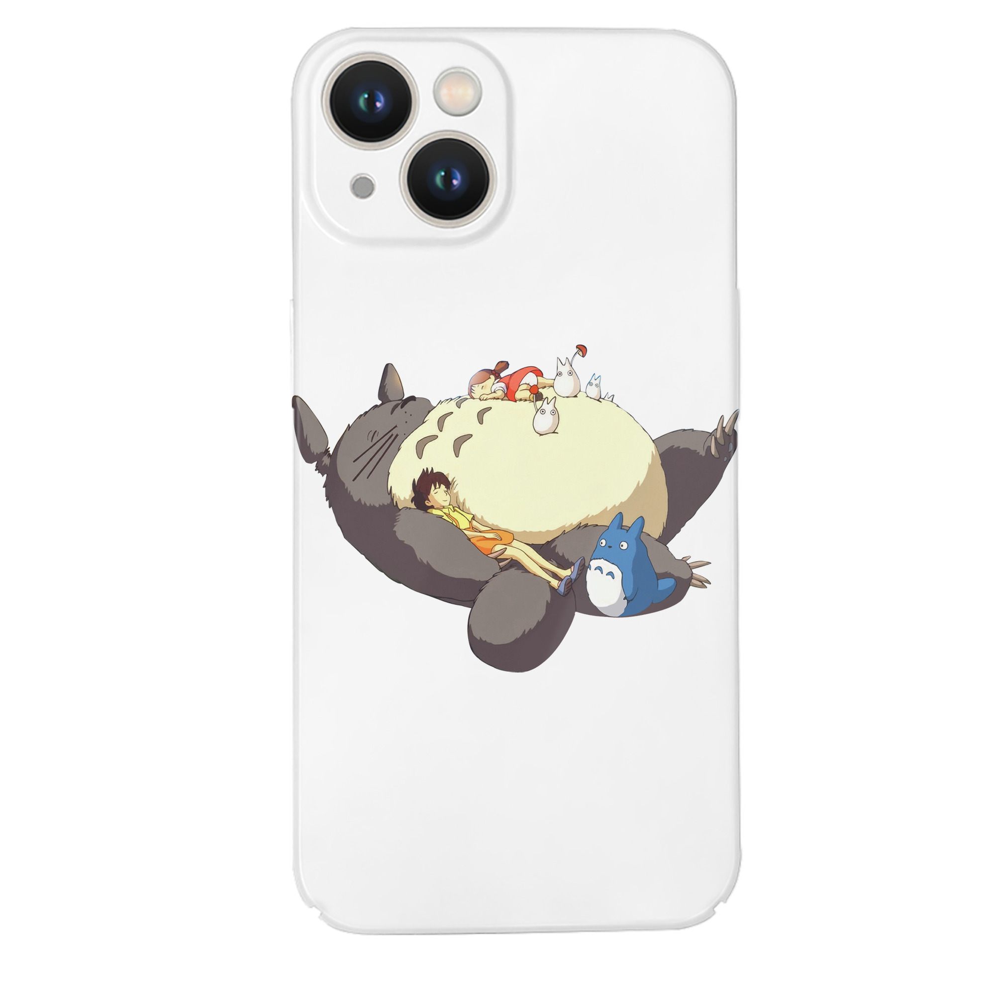 （画像用） となりのトトロ 草壁メイ 草壁サツキ My Neighbor Totoro Satsuki Kusakabe Mei Kusakabe 【iPhone 14シリーズ対応】ハードケース