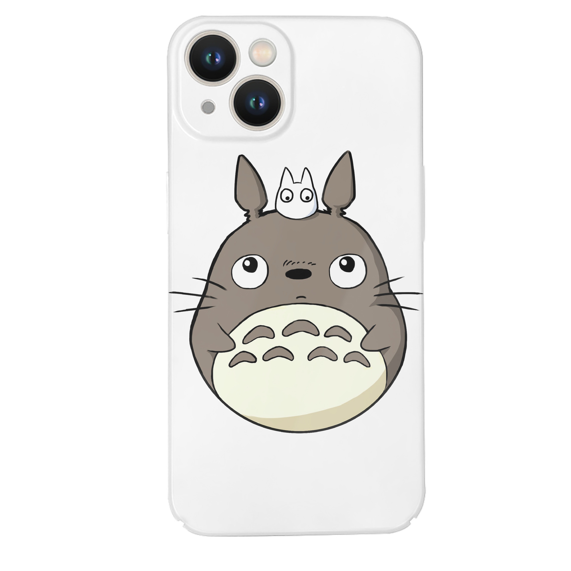 （画像用） となりのトトロ 草壁メイ 草壁サツキ My Neighbor Totoro Satsuki Kusakabe Mei Kusakabe 【iPhone 14シリーズ対応】ハードケース