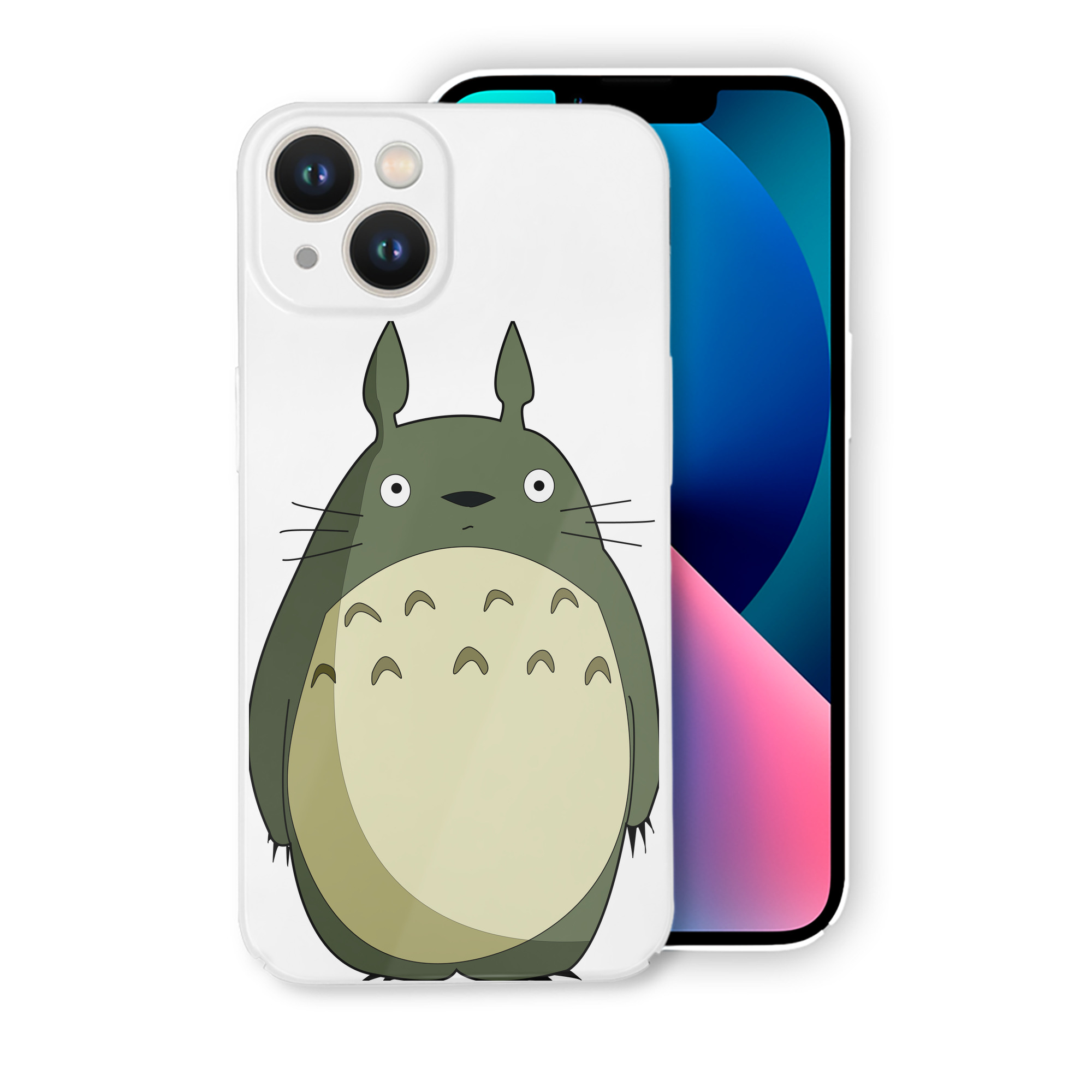 （画像用） となりのトトロ 草壁メイ 草壁サツキ My Neighbor Totoro Satsuki Kusakabe Mei Kusakabe 【iPhone 14シリーズ対応】ハードケース
