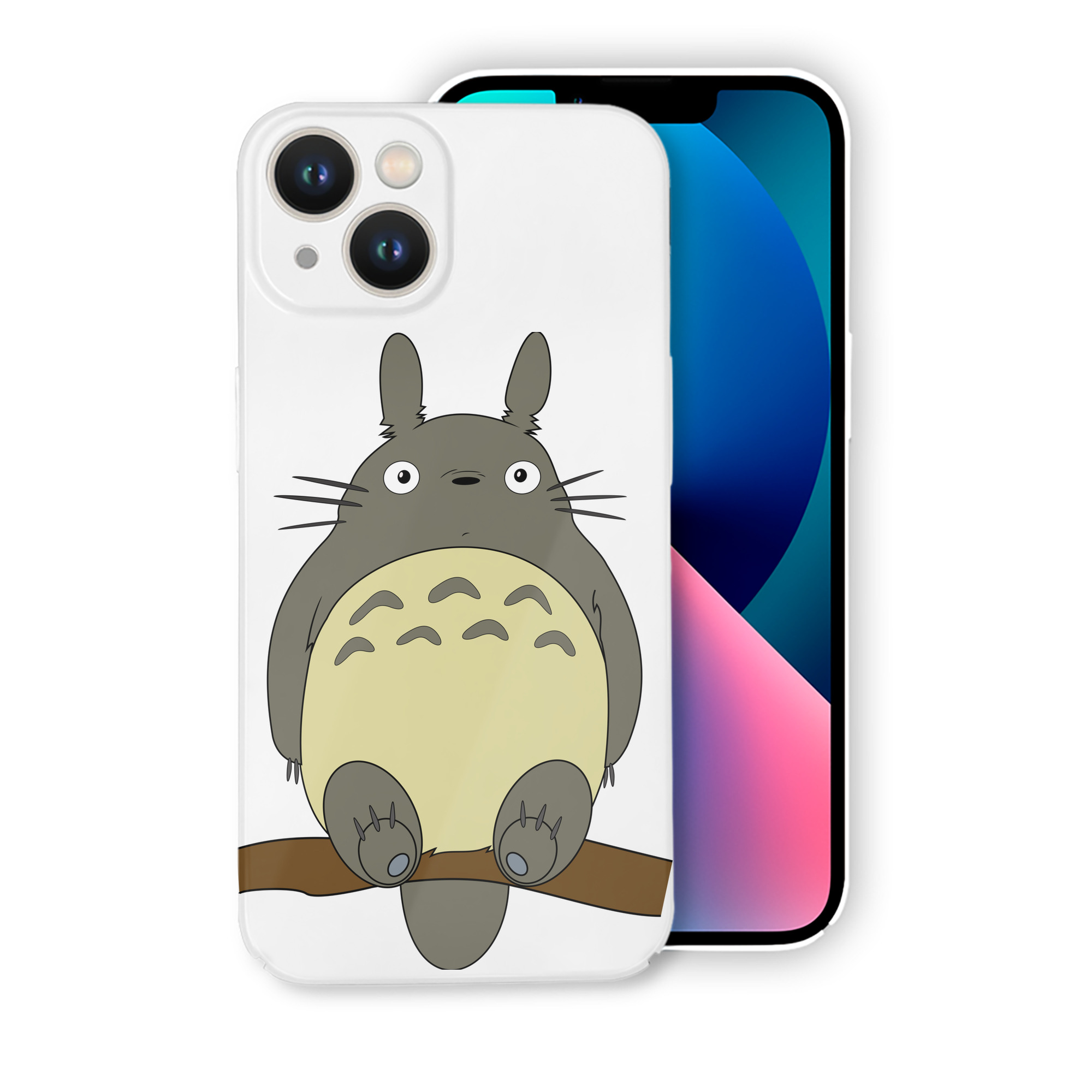 （画像用） となりのトトロ 草壁メイ 草壁サツキ My Neighbor Totoro Satsuki Kusakabe Mei Kusakabe 【iPhone 14シリーズ対応】ハードケース