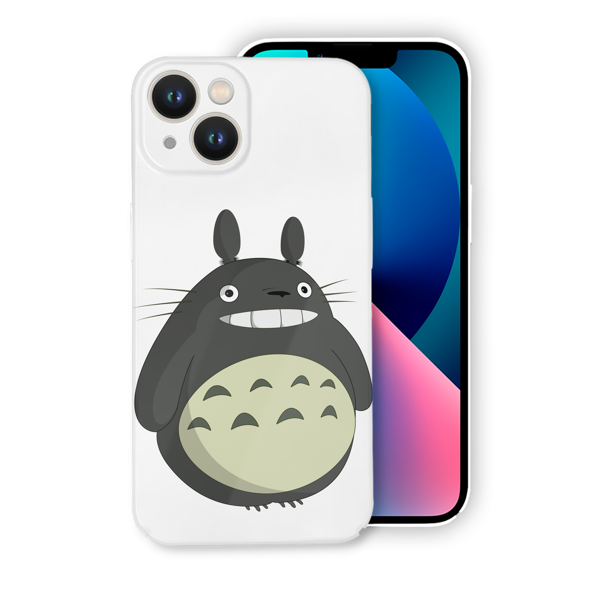 （画像用） となりのトトロ 草壁メイ 草壁サツキ My Neighbor Totoro Satsuki Kusakabe Mei Kusakabe 【iPhone 14シリーズ対応】ハードケース