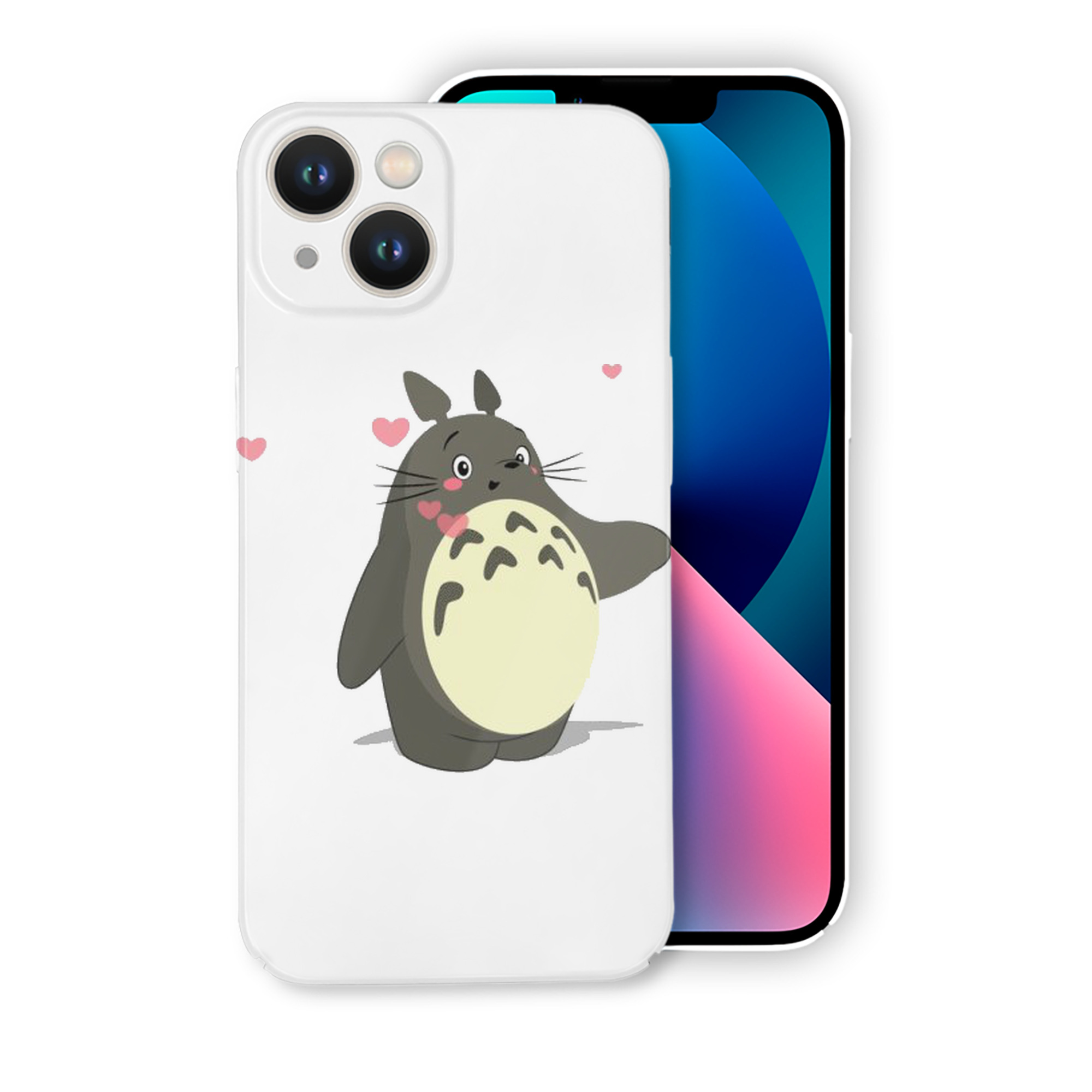 （画像用） となりのトトロ 草壁メイ 草壁サツキ My Neighbor Totoro Satsuki Kusakabe Mei Kusakabe 【iPhone 14シリーズ対応】ハードケース
