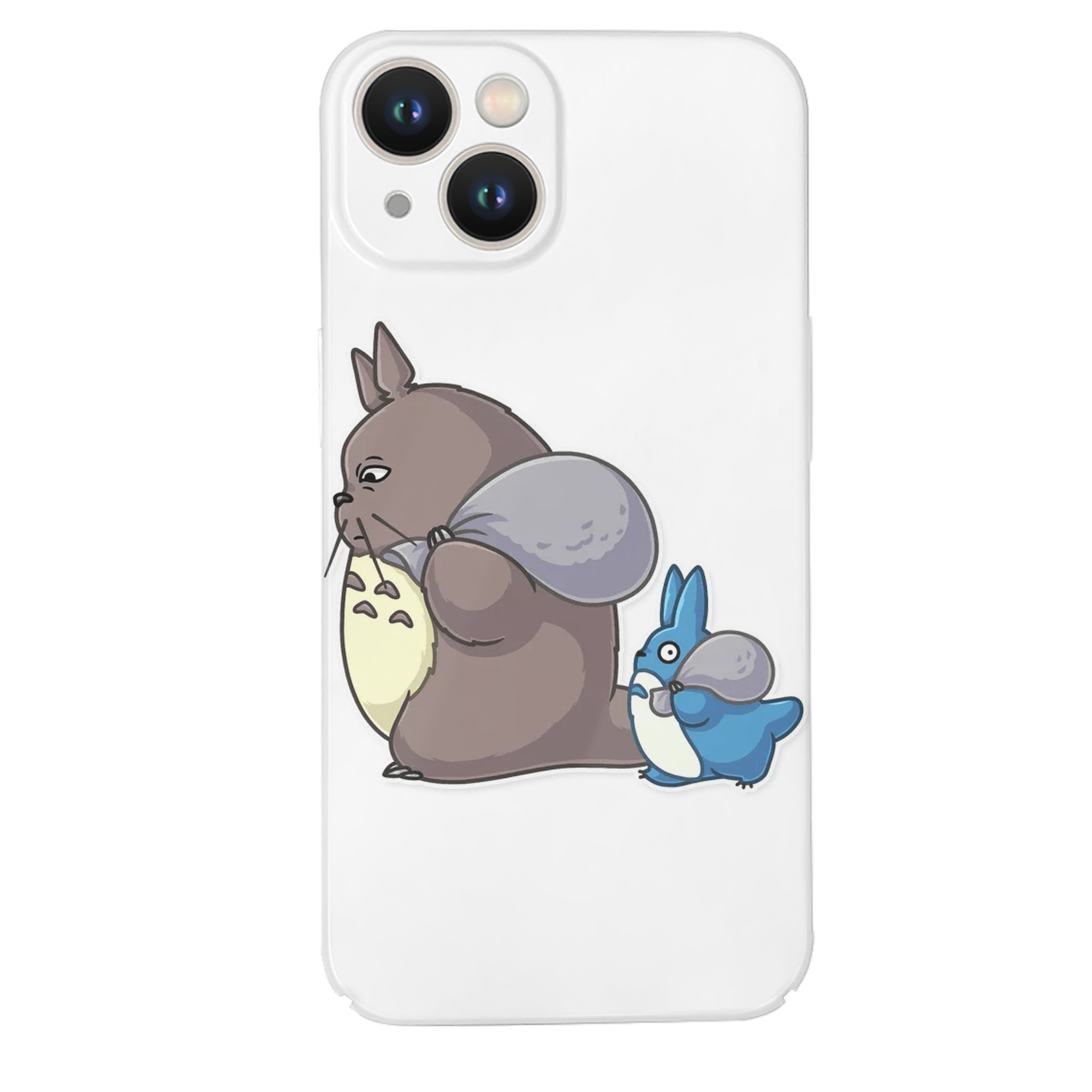 （画像用） となりのトトロ 草壁メイ 草壁サツキ My Neighbor Totoro Satsuki Kusakabe Mei Kusakabe 【iPhone 14シリーズ対応】ハードケース