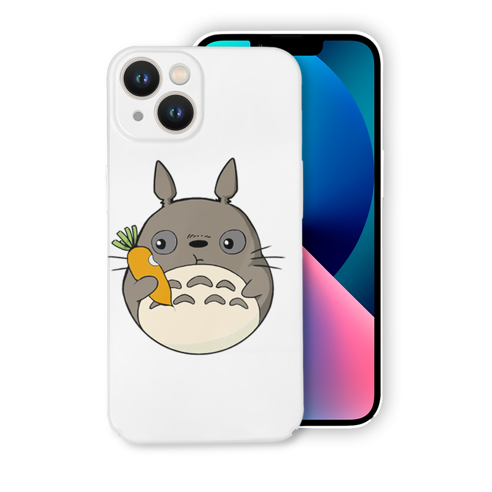 （画像用） となりのトトロ 草壁メイ 草壁サツキ My Neighbor Totoro Satsuki Kusakabe Mei Kusakabe 【iPhone 14シリーズ対応】ハードケース