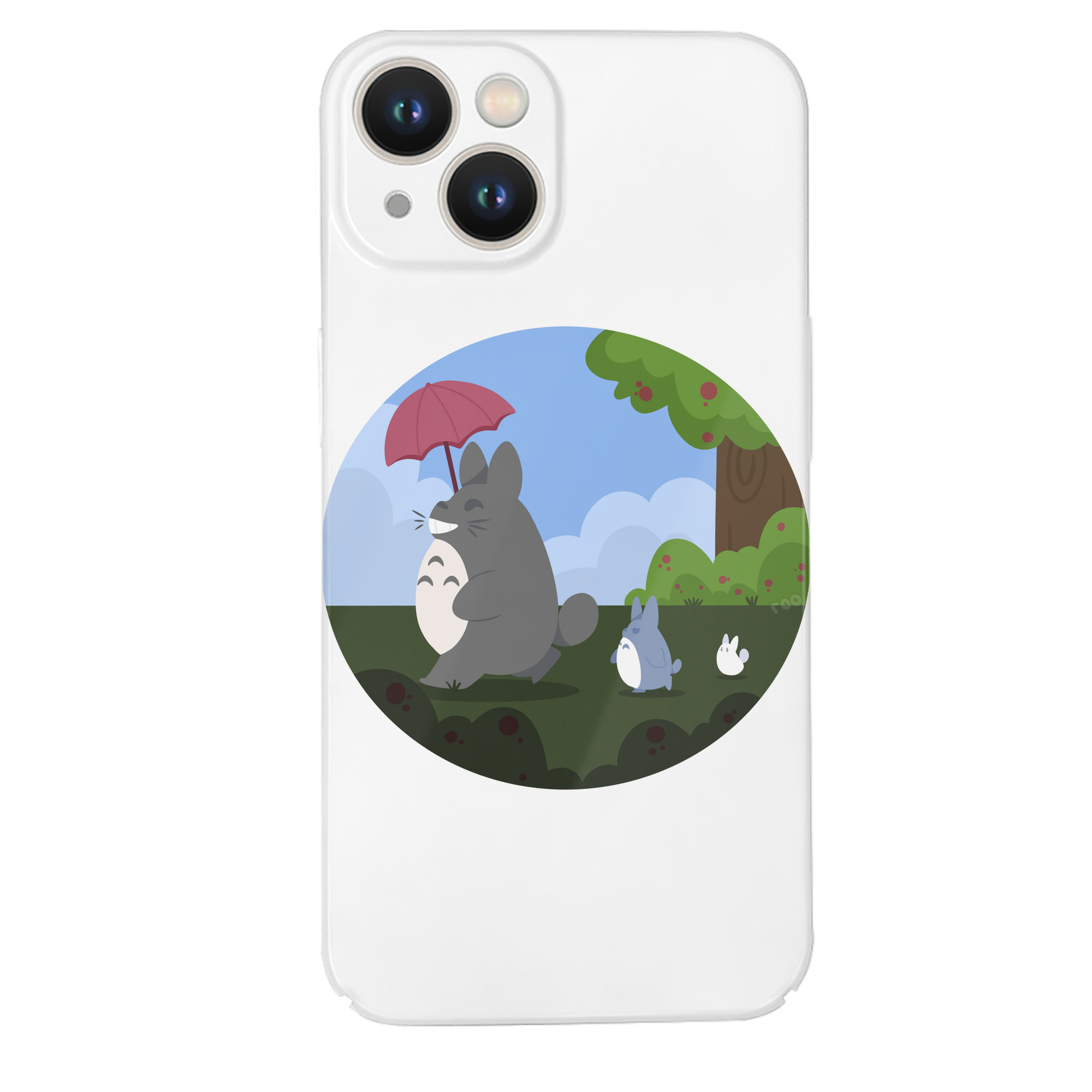 （画像用） となりのトトロ 草壁メイ 草壁サツキ My Neighbor Totoro Satsuki Kusakabe Mei Kusakabe 【iPhone 14シリーズ対応】ハードケース
