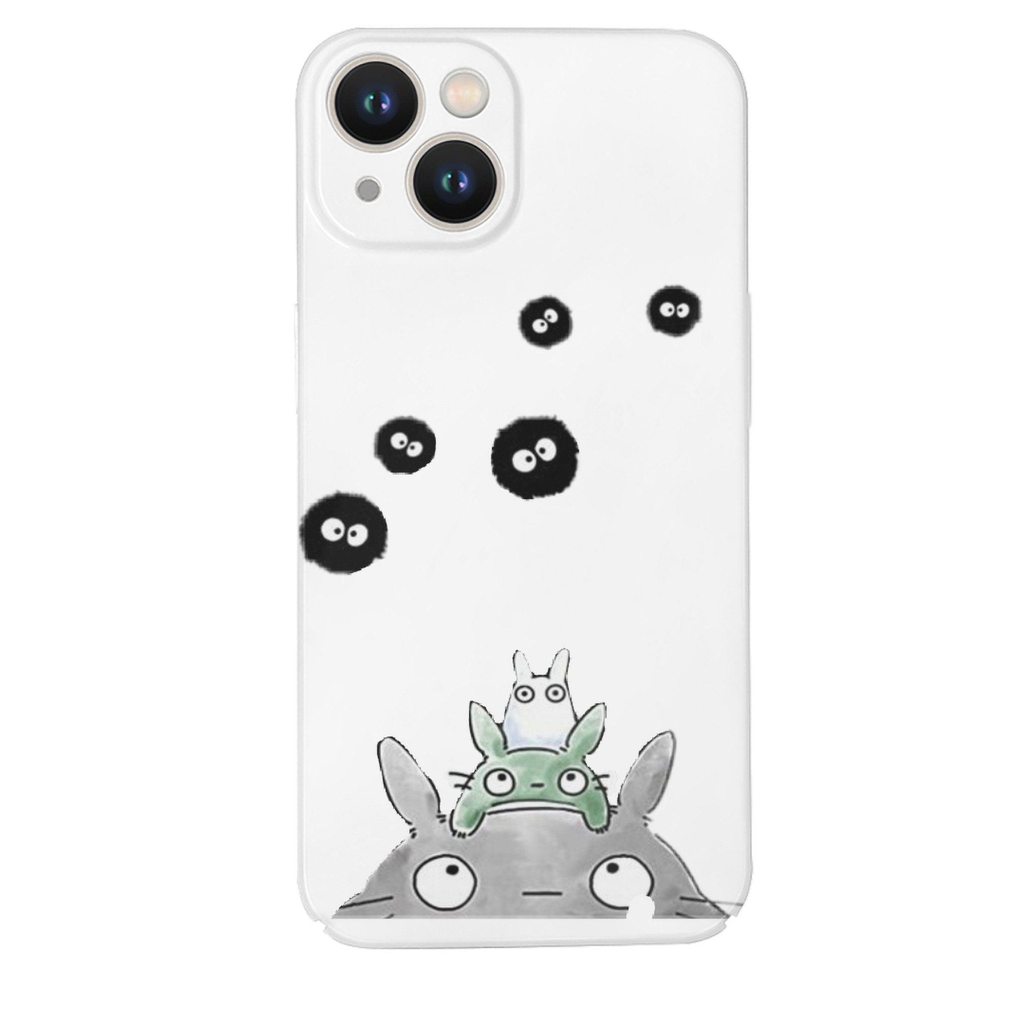 （画像用） となりのトトロ 草壁メイ 草壁サツキ My Neighbor Totoro Satsuki Kusakabe Mei Kusakabe 【iPhone 14シリーズ対応】ハードケース