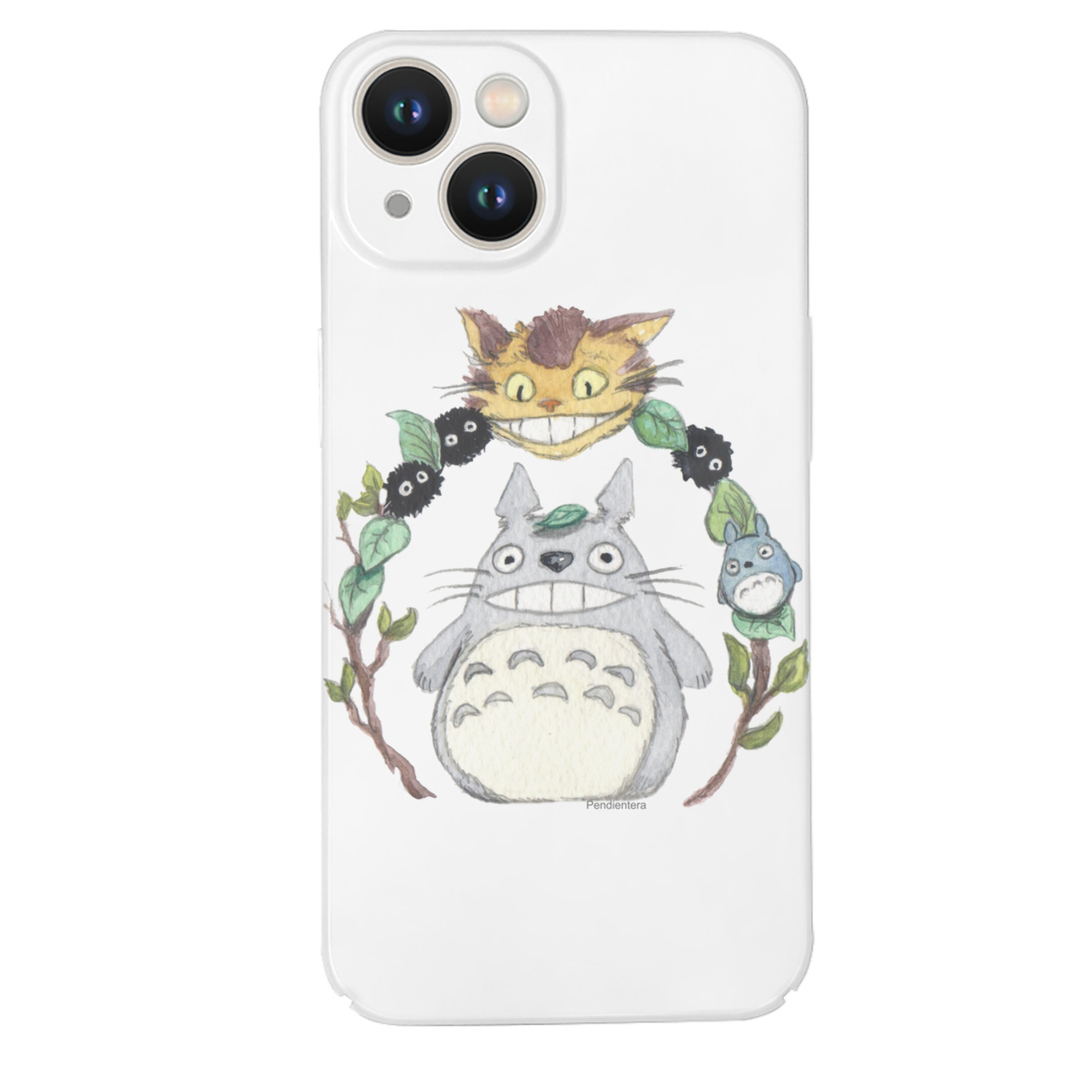（画像用） となりのトトロ 草壁メイ 草壁サツキ My Neighbor Totoro Satsuki Kusakabe Mei Kusakabe 【iPhone 14シリーズ対応】ハードケース