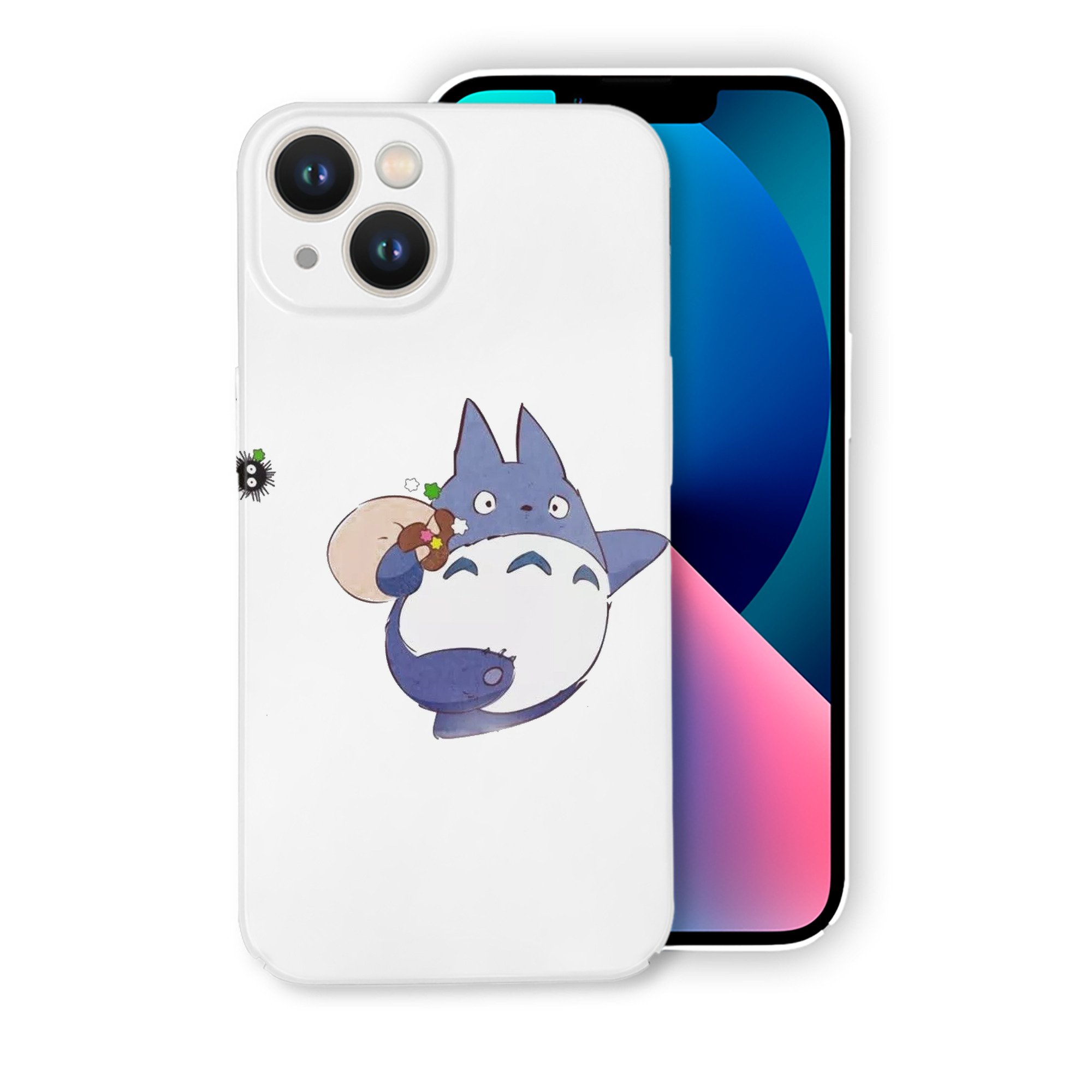 （画像用） となりのトトロ 草壁メイ 草壁サツキ My Neighbor Totoro Satsuki Kusakabe Mei Kusakabe 【iPhone 14シリーズ対応】ハードケース