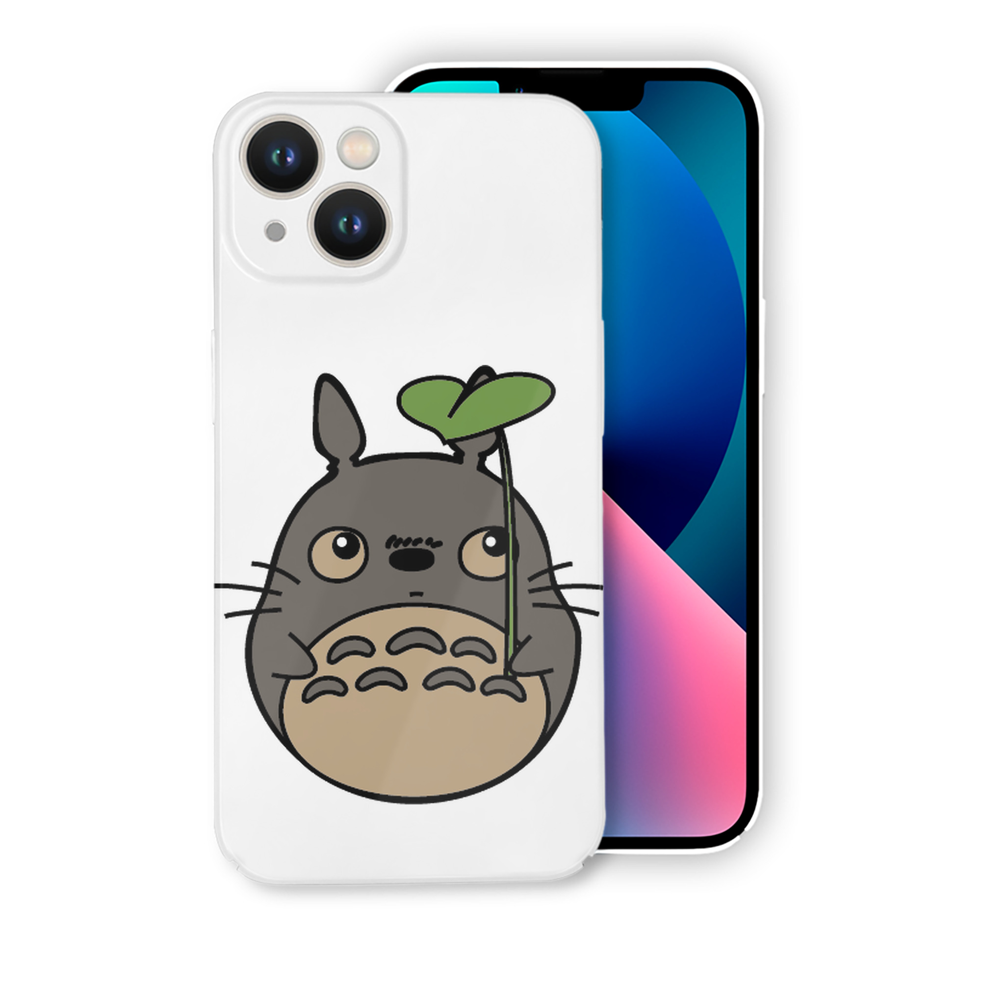 （画像用） となりのトトロ 草壁メイ 草壁サツキ My Neighbor Totoro Satsuki Kusakabe Mei Kusakabe 【iPhone 14シリーズ対応】ハードケース