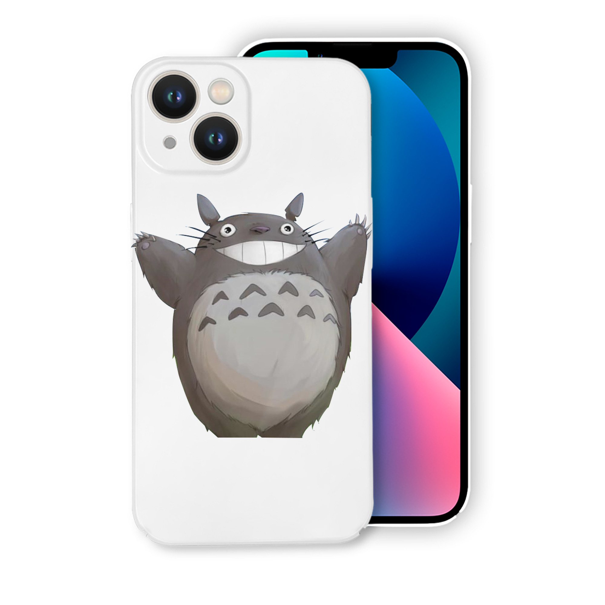 （画像用） となりのトトロ 草壁メイ 草壁サツキ My Neighbor Totoro Satsuki Kusakabe Mei Kusakabe 【iPhone 14シリーズ対応】ハードケース