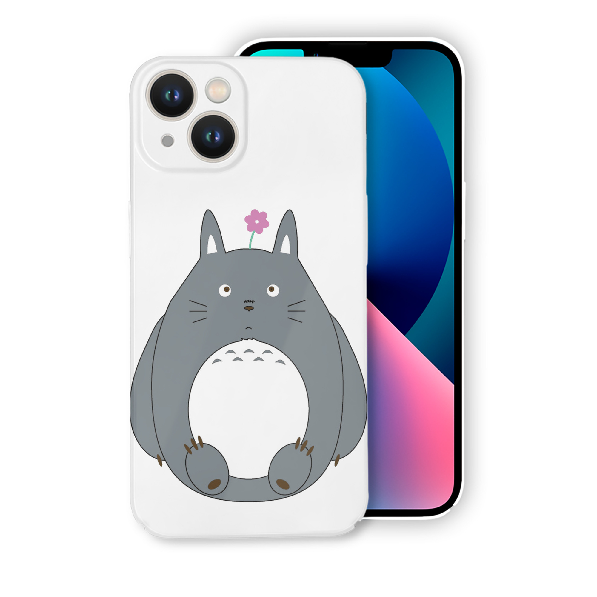 （画像用） となりのトトロ 草壁メイ 草壁サツキ My Neighbor Totoro Satsuki Kusakabe Mei Kusakabe 【iPhone 14シリーズ対応】ハードケース