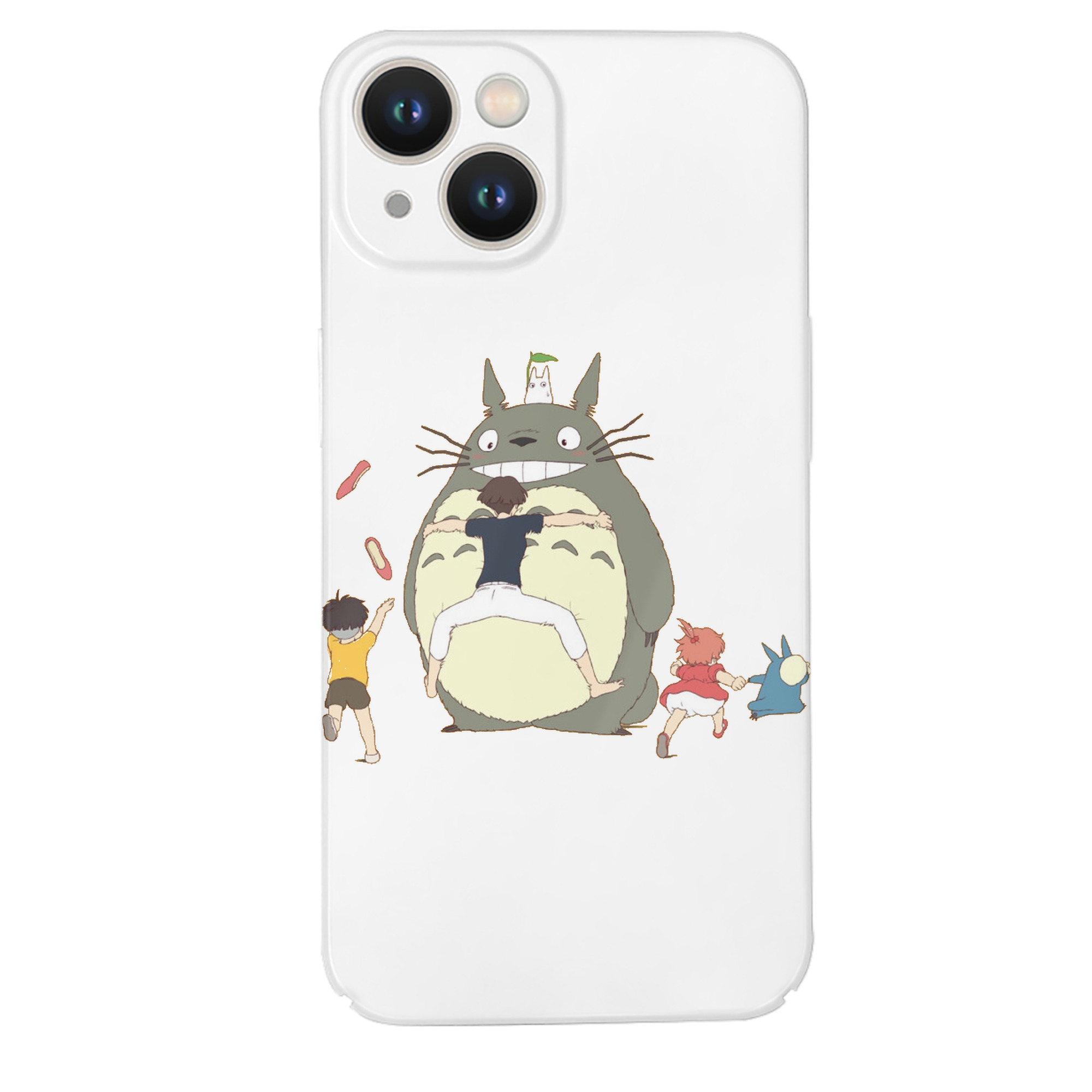 （画像用） となりのトトロ 草壁メイ 草壁サツキ My Neighbor Totoro Satsuki Kusakabe Mei Kusakabe 【iPhone 14シリーズ対応】ハードケース