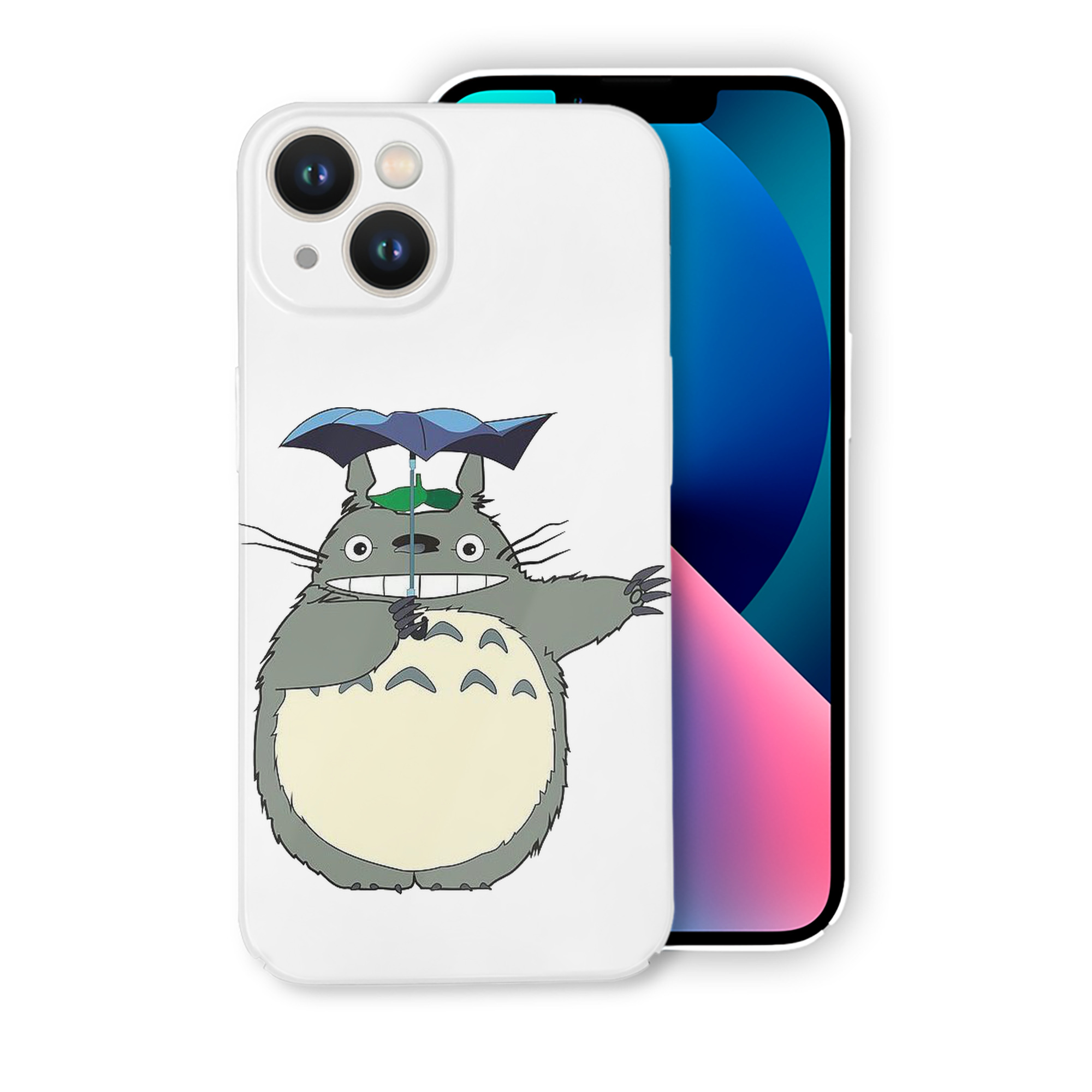 （画像用） となりのトトロ 草壁メイ 草壁サツキ My Neighbor Totoro Satsuki Kusakabe Mei Kusakabe 【iPhone 14シリーズ対応】ハードケース