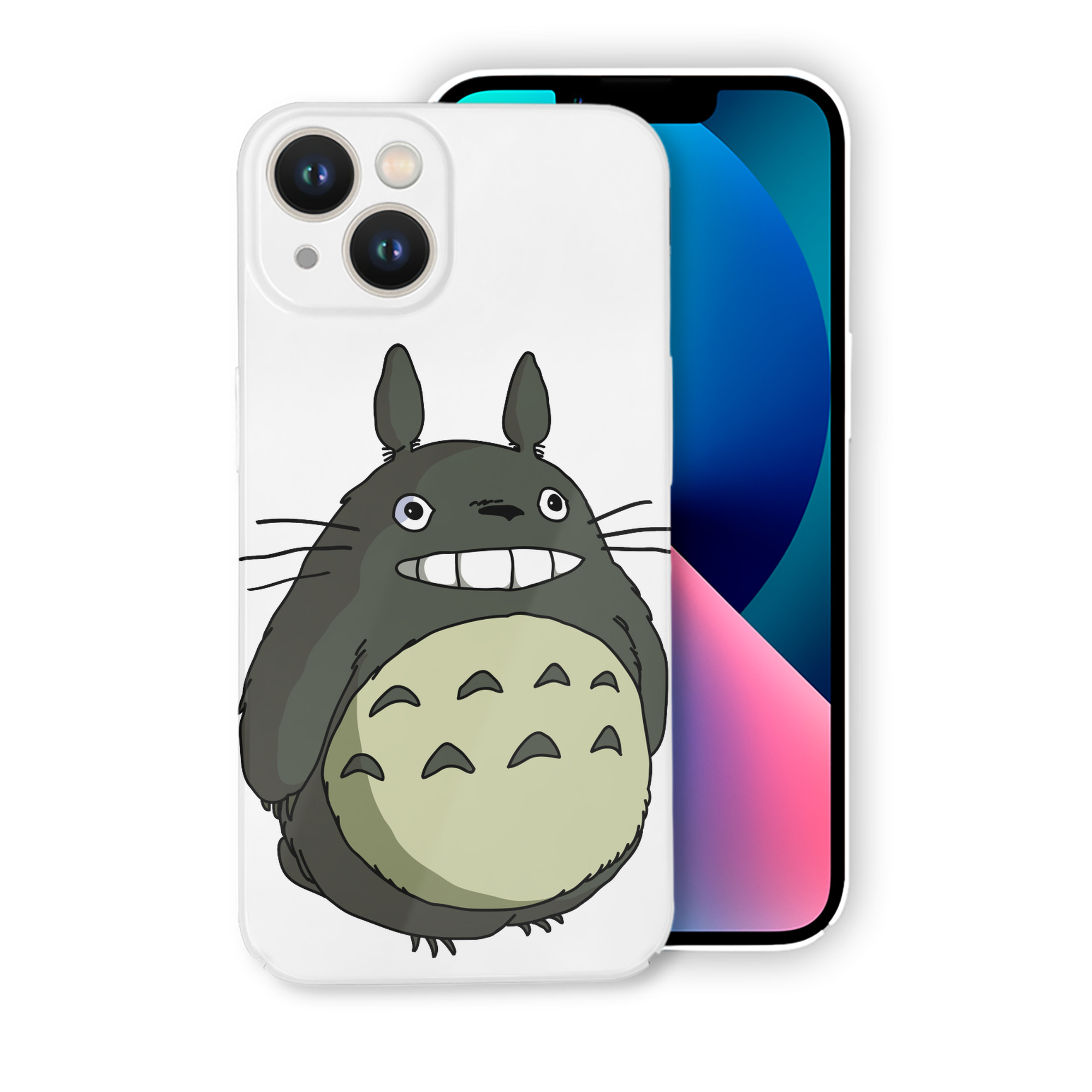 （画像用） となりのトトロ 草壁メイ 草壁サツキ My Neighbor Totoro Satsuki Kusakabe Mei Kusakabe 【iPhone 14シリーズ対応】ハードケース