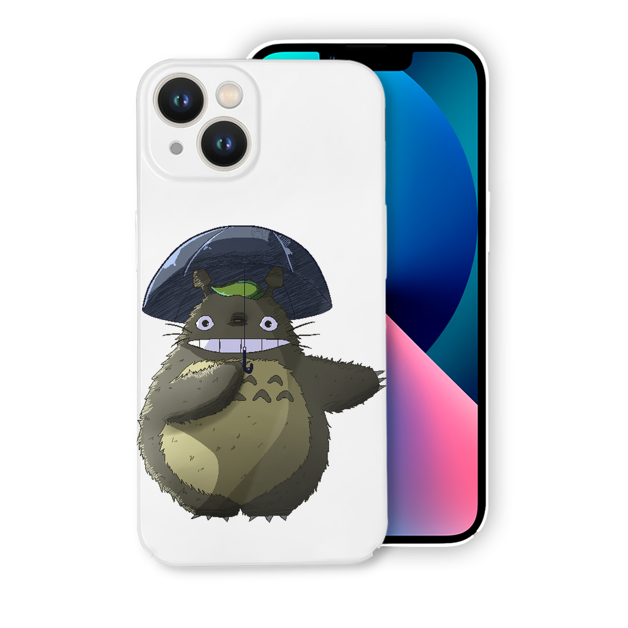 （画像用） となりのトトロ 草壁メイ 草壁サツキ My Neighbor Totoro Satsuki Kusakabe Mei Kusakabe 【iPhone 14シリーズ対応】ハードケース