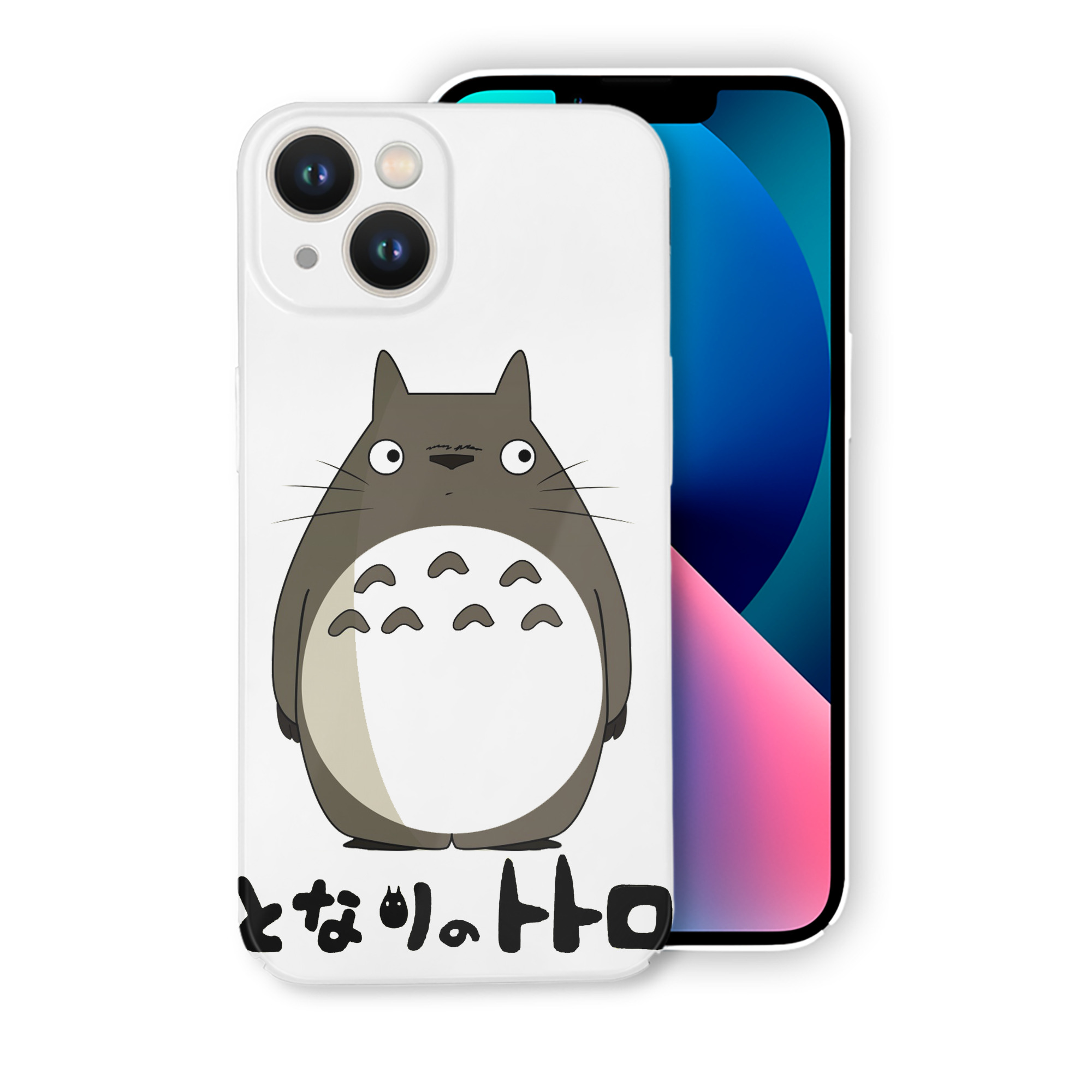 （画像用） となりのトトロ 草壁メイ 草壁サツキ My Neighbor Totoro Satsuki Kusakabe Mei Kusakabe 【iPhone 14シリーズ対応】ハードケース