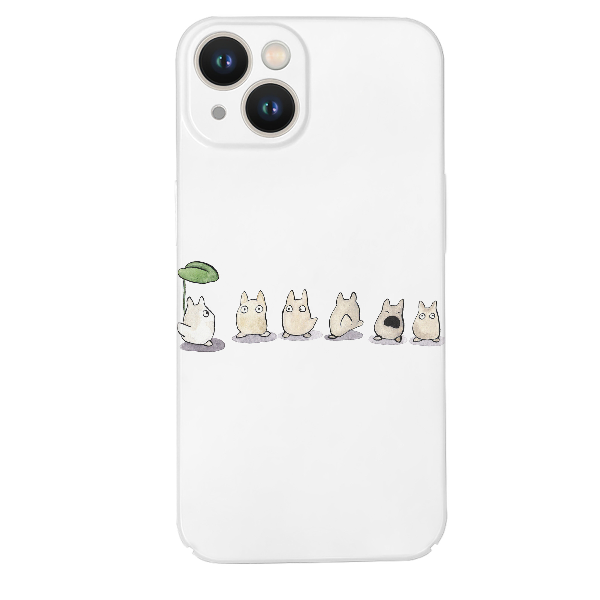 （画像用） となりのトトロ 草壁メイ 草壁サツキ My Neighbor Totoro Satsuki Kusakabe Mei Kusakabe 【iPhone 14シリーズ対応】ハードケース