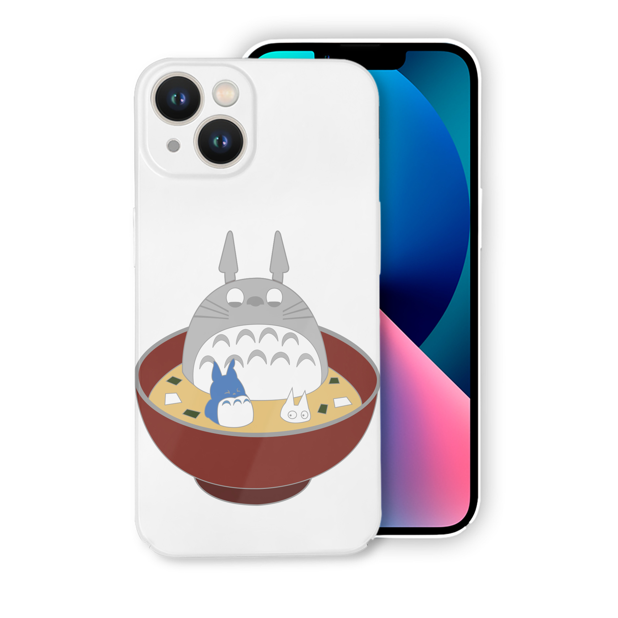 （画像用） となりのトトロ 草壁メイ 草壁サツキ My Neighbor Totoro Satsuki Kusakabe Mei Kusakabe 【iPhone 14シリーズ対応】ハードケース
