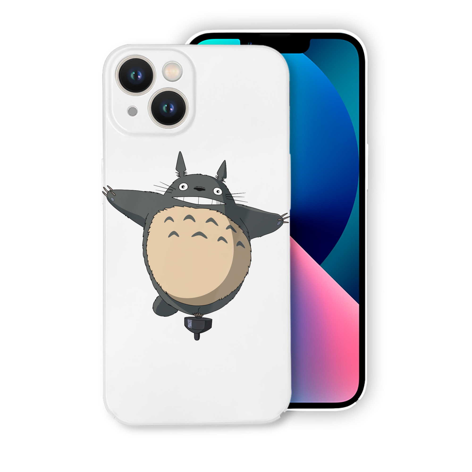 （画像用） となりのトトロ 草壁メイ 草壁サツキ My Neighbor Totoro Satsuki Kusakabe Mei Kusakabe 【iPhone 14シリーズ対応】ハードケース
