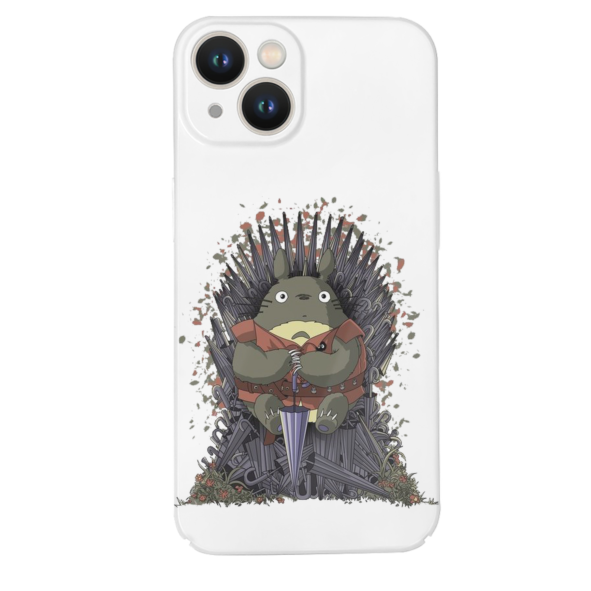 （画像用） となりのトトロ 草壁メイ 草壁サツキ My Neighbor Totoro Satsuki Kusakabe Mei Kusakabe 【iPhone 14シリーズ対応】ハードケース