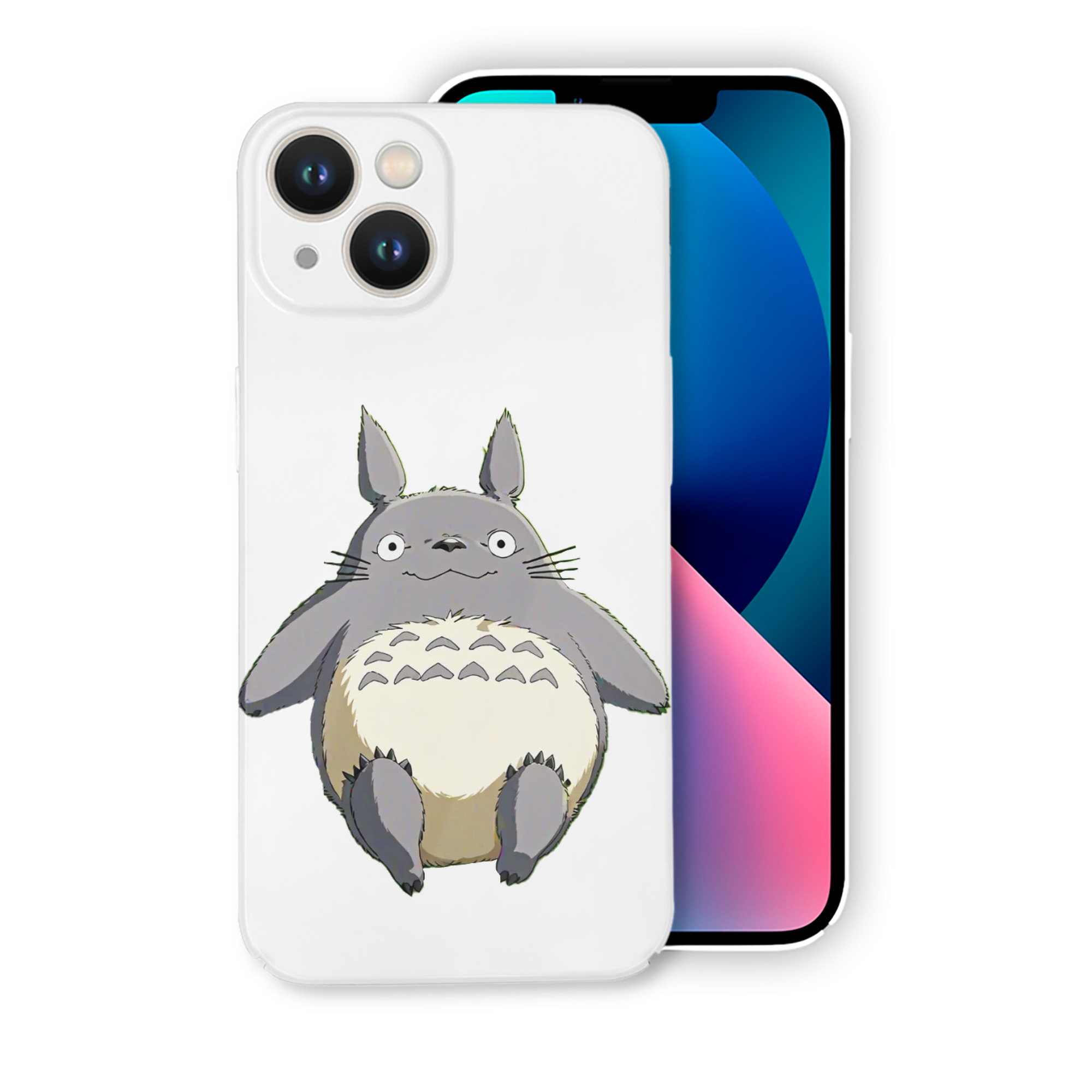 （画像用） となりのトトロ 草壁メイ 草壁サツキ My Neighbor Totoro Satsuki Kusakabe Mei Kusakabe 【iPhone 14シリーズ対応】ハードケース