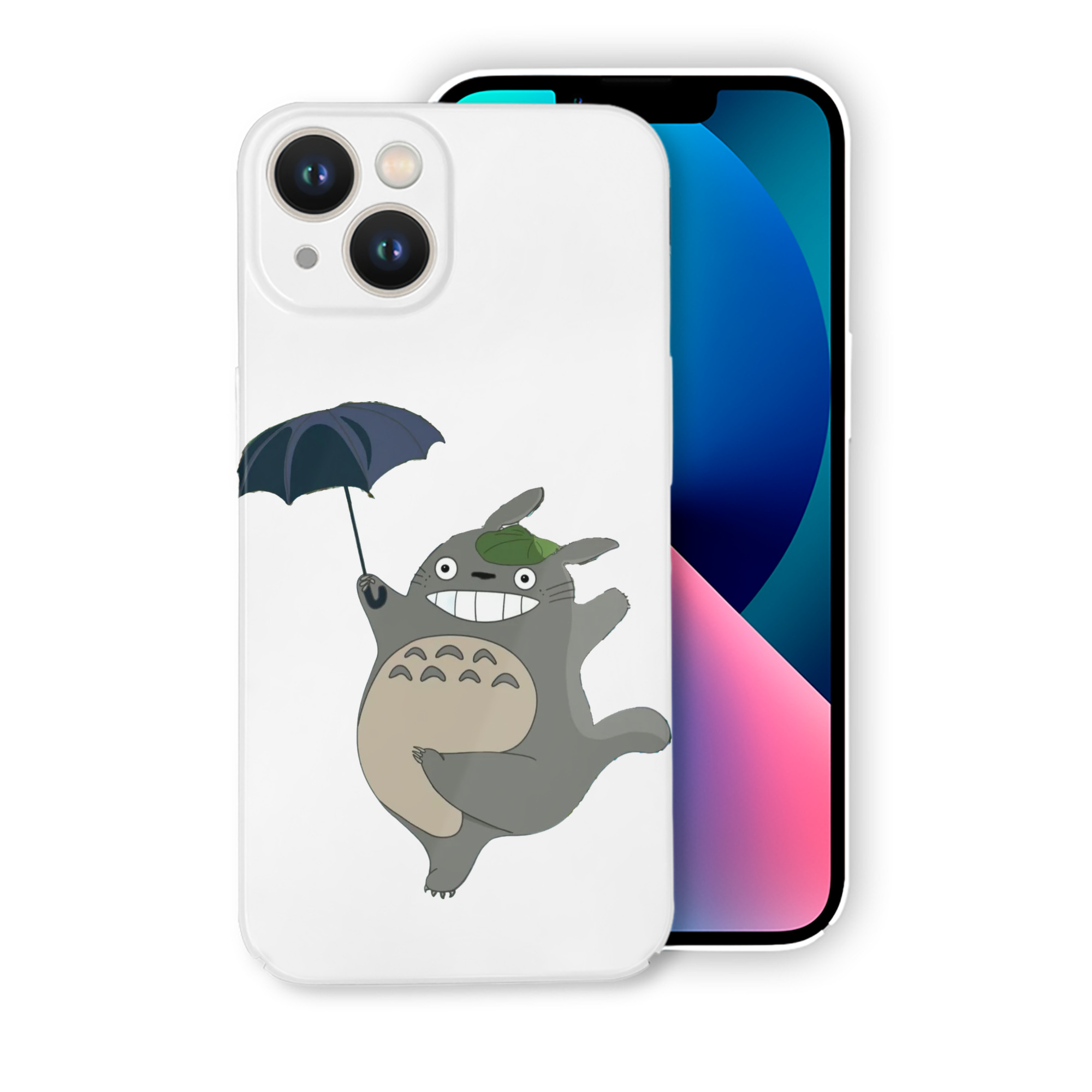 （画像用） となりのトトロ 草壁メイ 草壁サツキ My Neighbor Totoro Satsuki Kusakabe Mei Kusakabe 【iPhone 14シリーズ対応】ハードケース